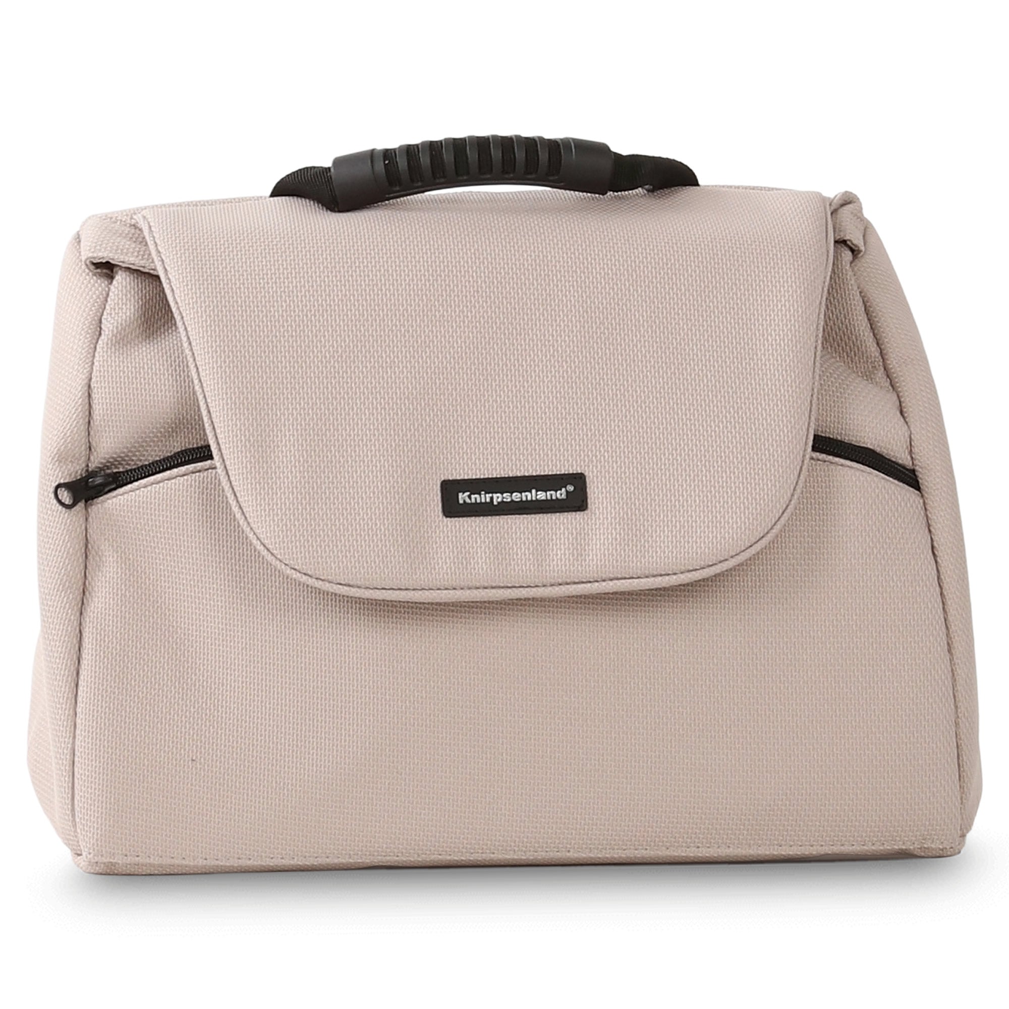 Knirpsenland Lifetime Kinderwagen – Sand Beige (Urban Black Edition)