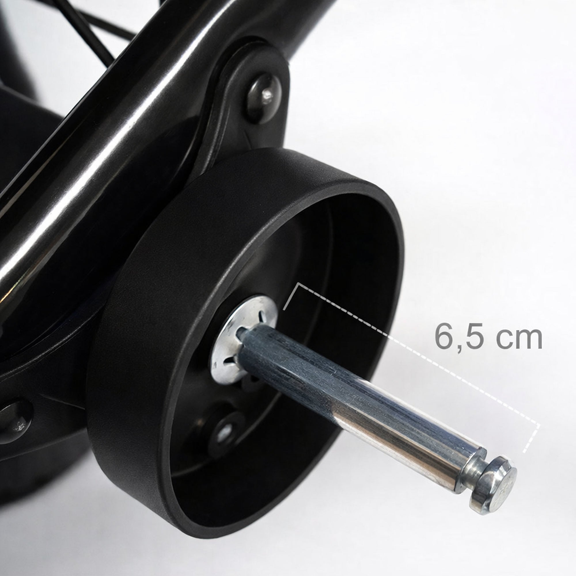 Knirpsenland Kinderwagenrad 14 Zoll Retro Style – Schwarz