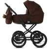 Knirpsenland Retro Style Kinderwagen – Chocolate Brown