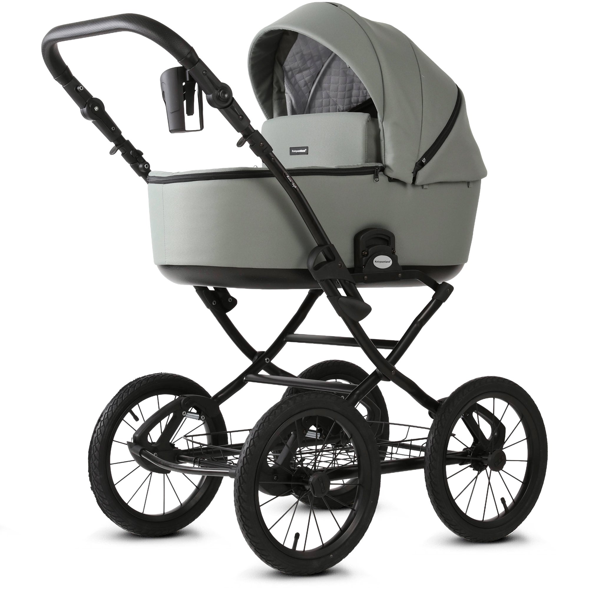 Knirpsenland Retro Style Kinderwagen – Urban Olive