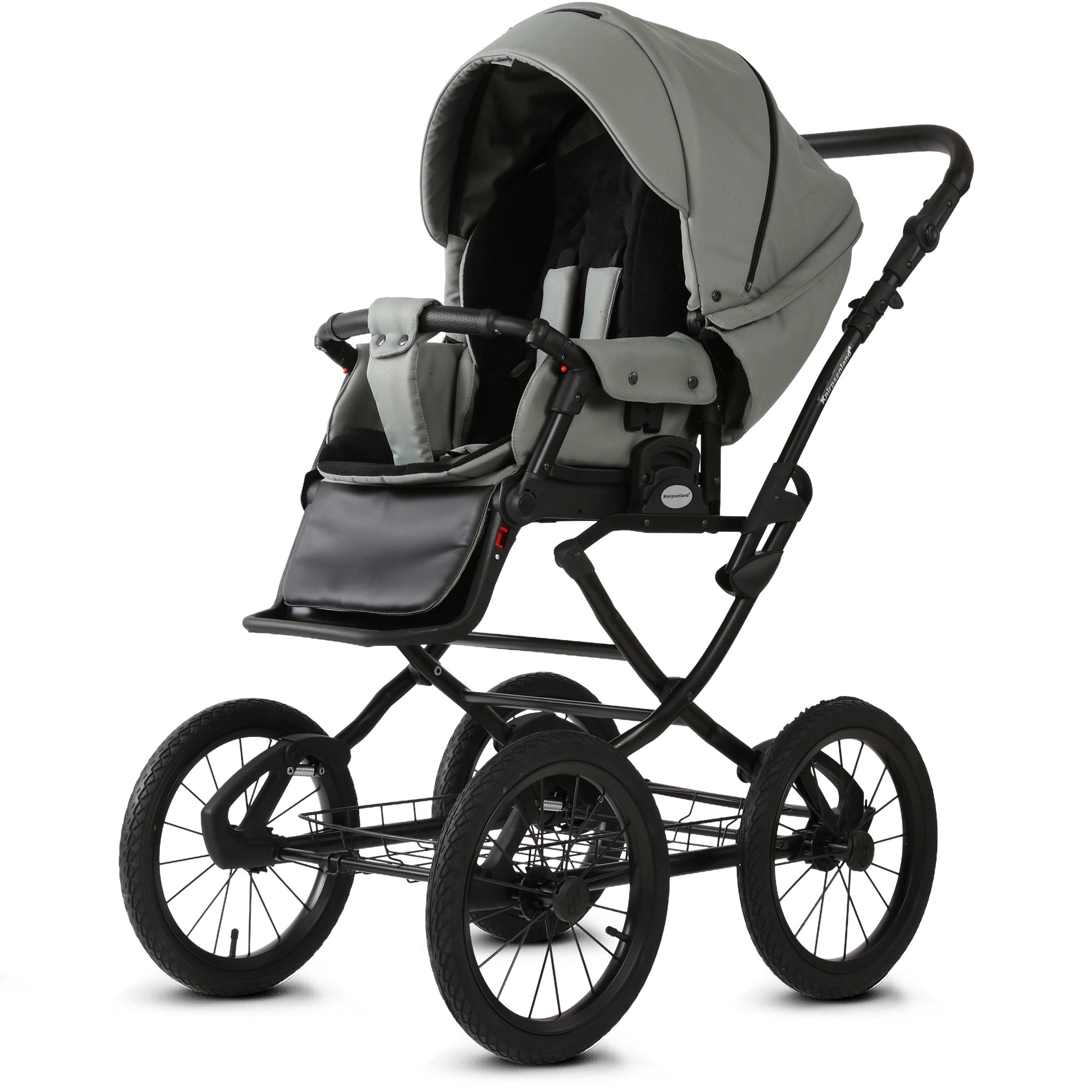 Knirpsenland Retro Style Kinderwagen – Urban Olive