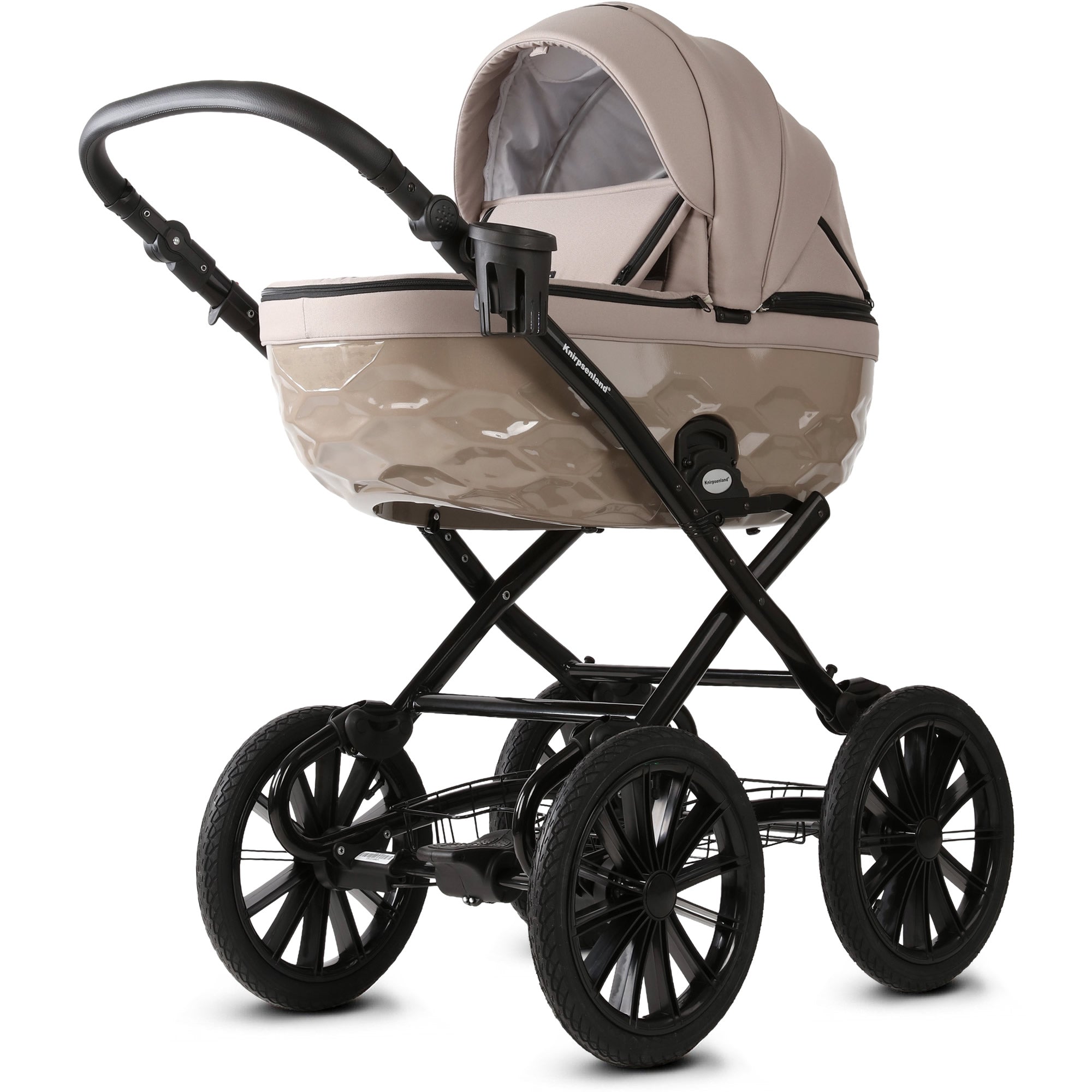 Knirpsenland Retro Exclusive Kinderwagen – Cappuccino