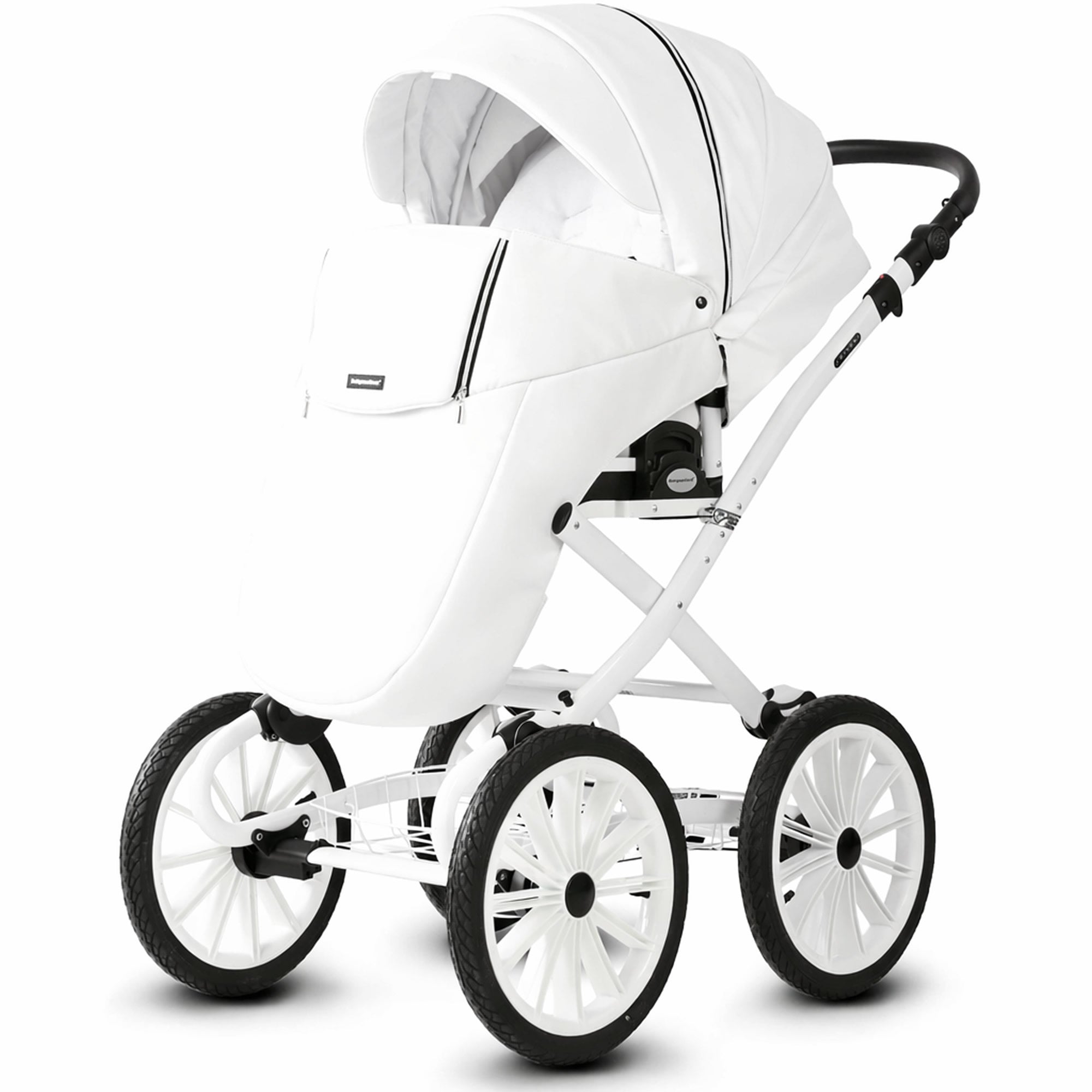 Knirpsenland Retro Exclusive Kinderwagen – Ivory White