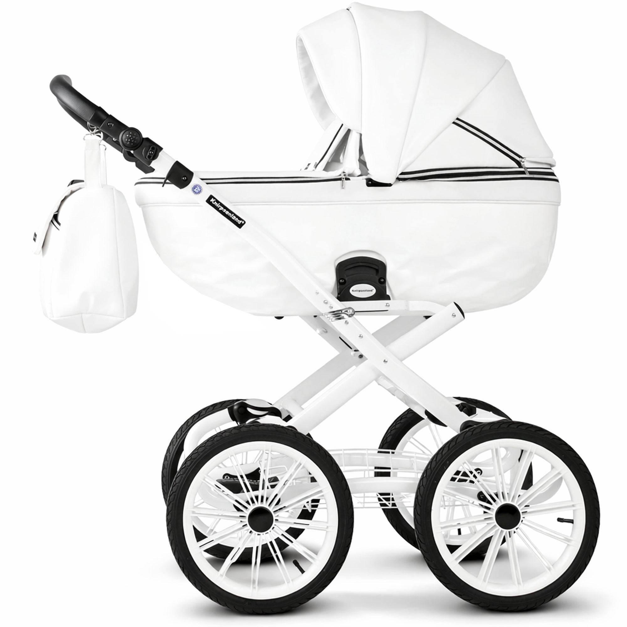 Knirpsenland Retro Exclusive Kinderwagen – Ivory White