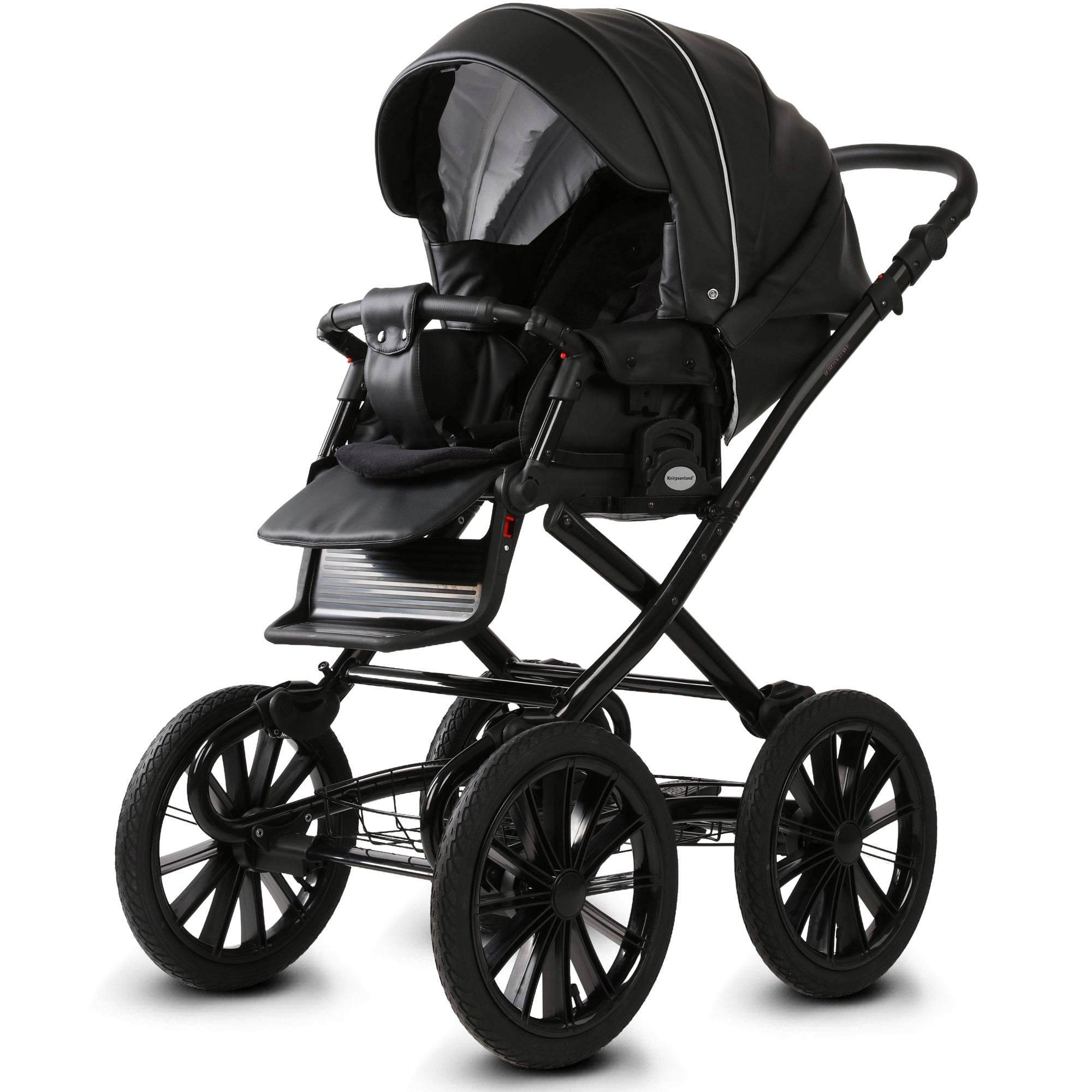 Knirpsenland Retro Exclusive Kinderwagen – Midnight Black