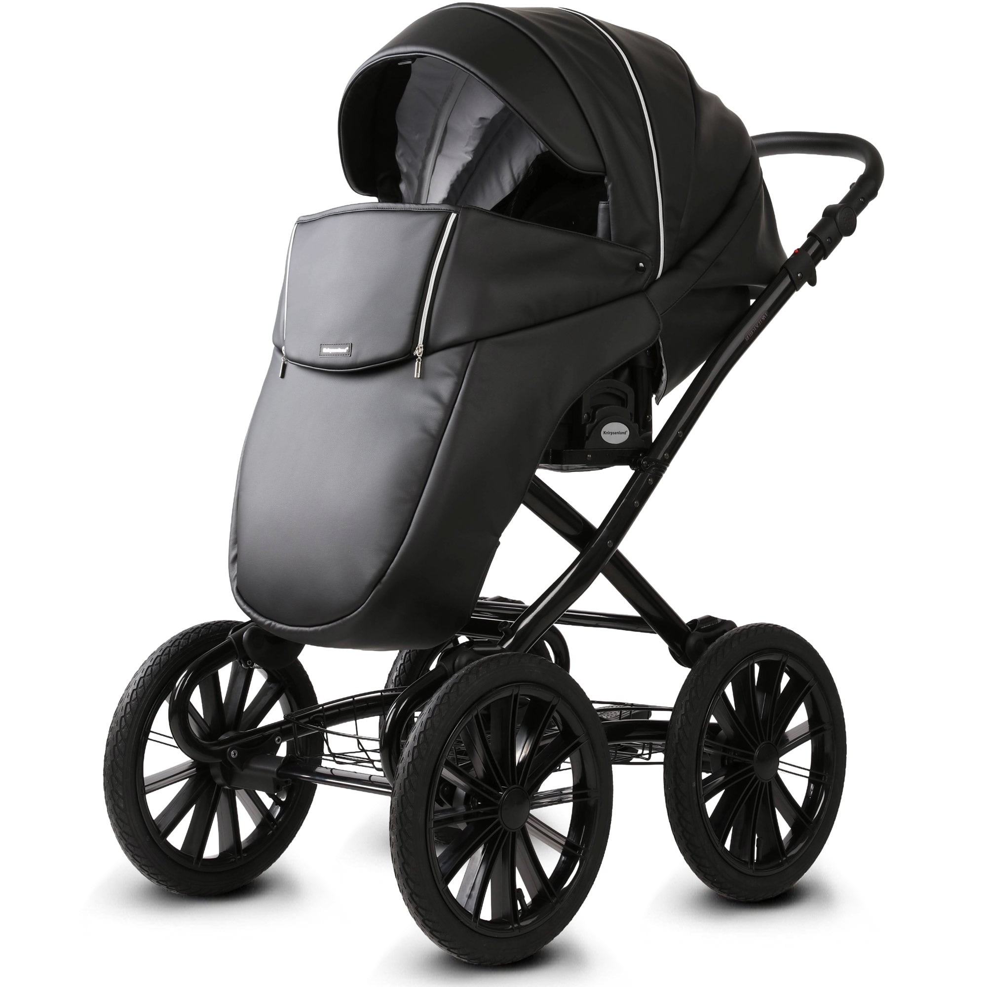 Knirpsenland Retro Exclusive Kinderwagen – Onyx Silver