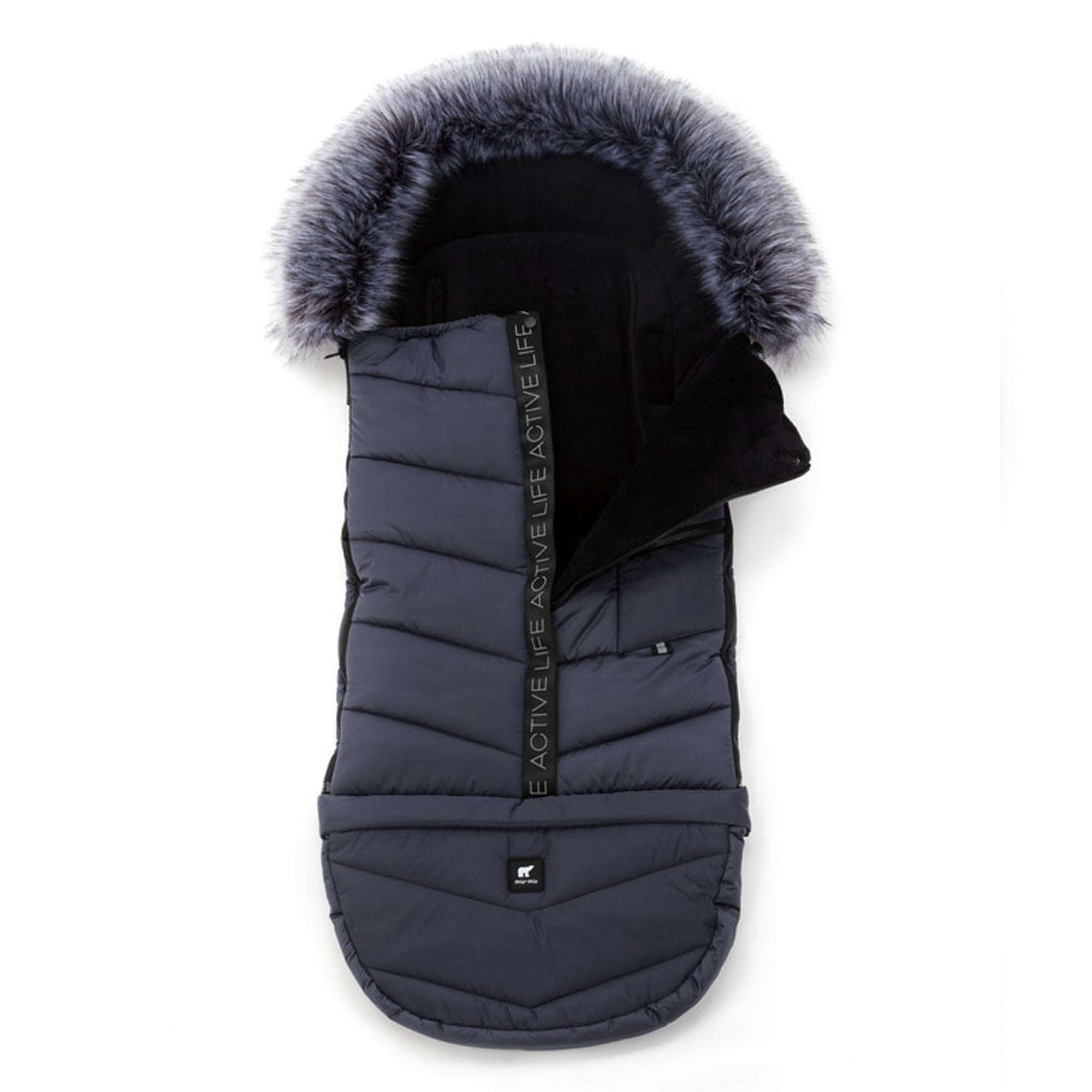 Knirpsenland Winterfußsack EVEREST – Anthrazit (Dark Graphite Edition)