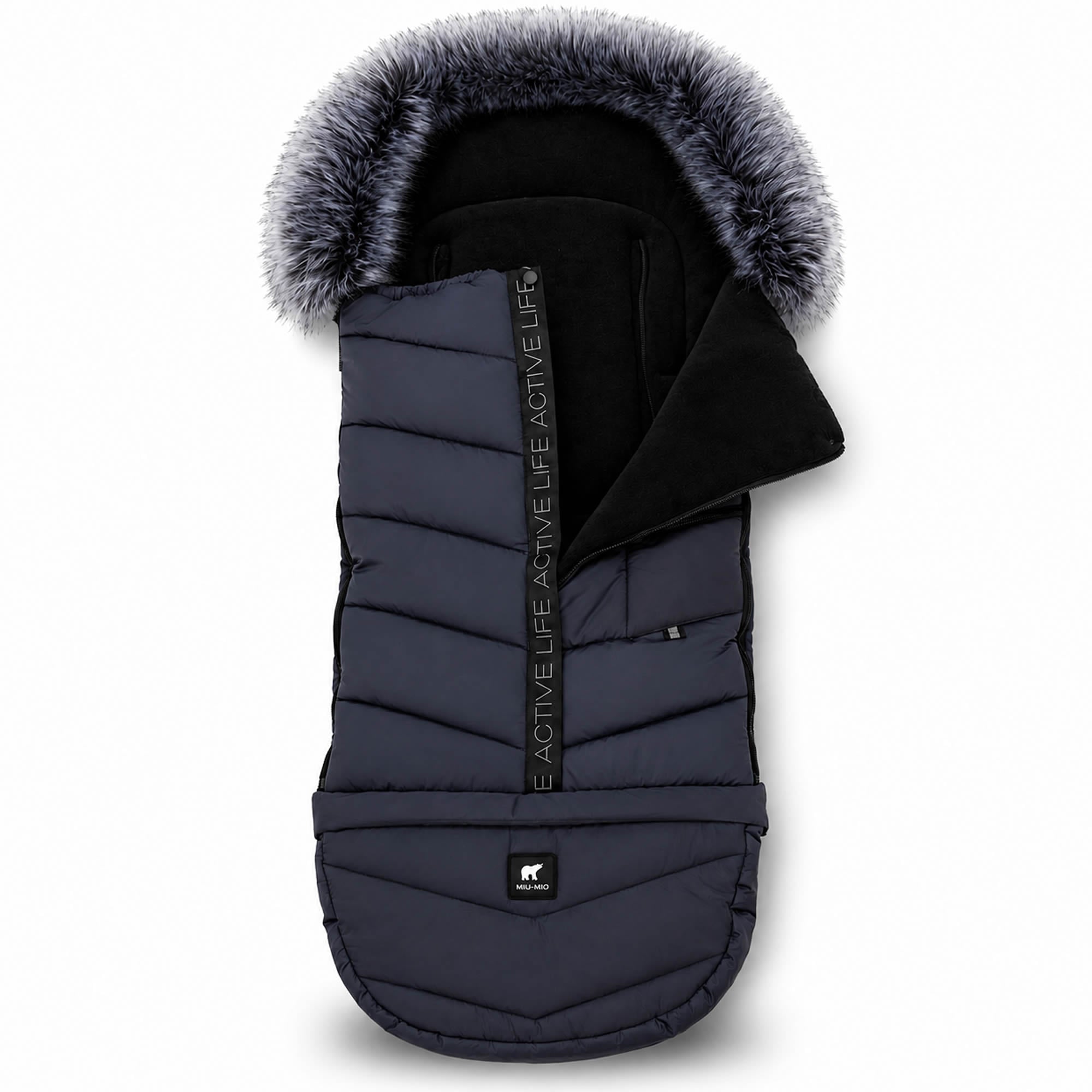 Knirpsenland Winterfußsack EVEREST – Anthrazit (Dark Graphite Edition)