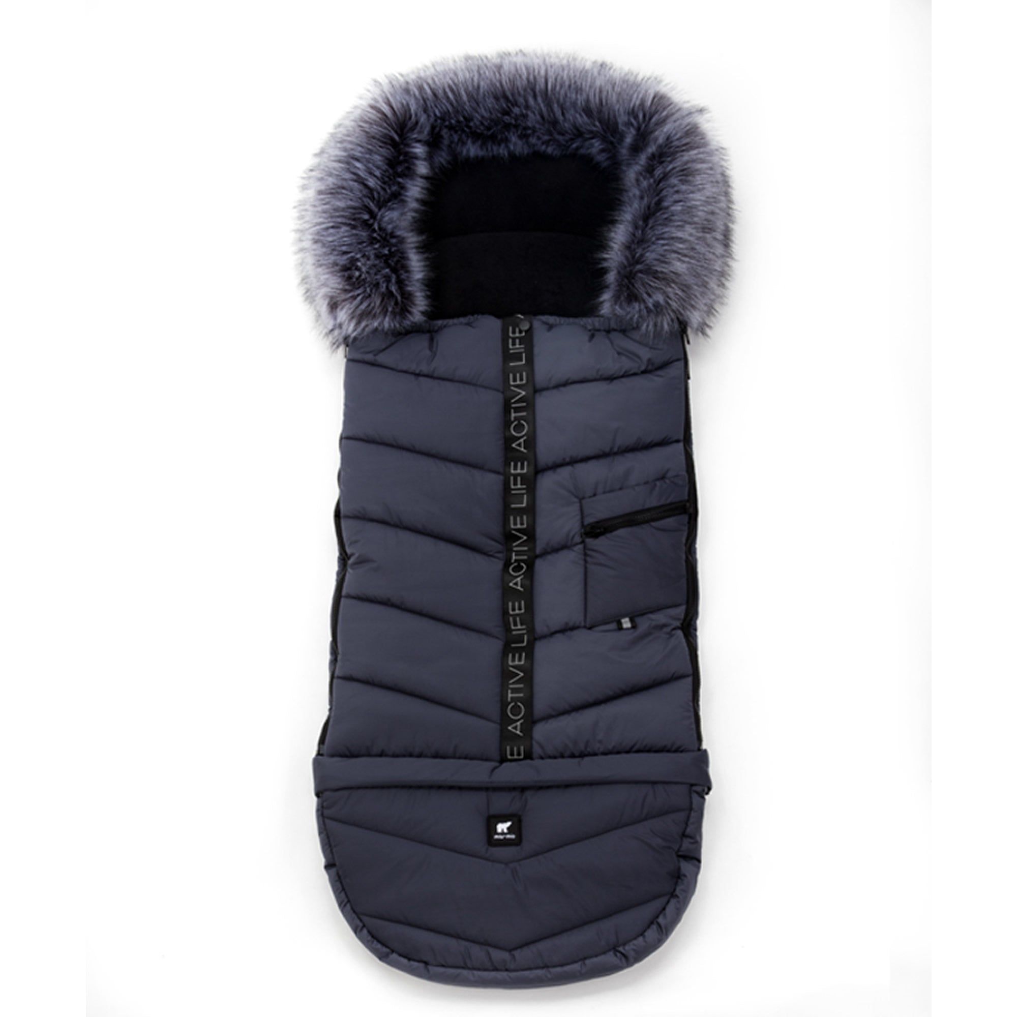 Knirpsenland Winterfußsack EVEREST – Anthrazit (Dark Graphite Edition)