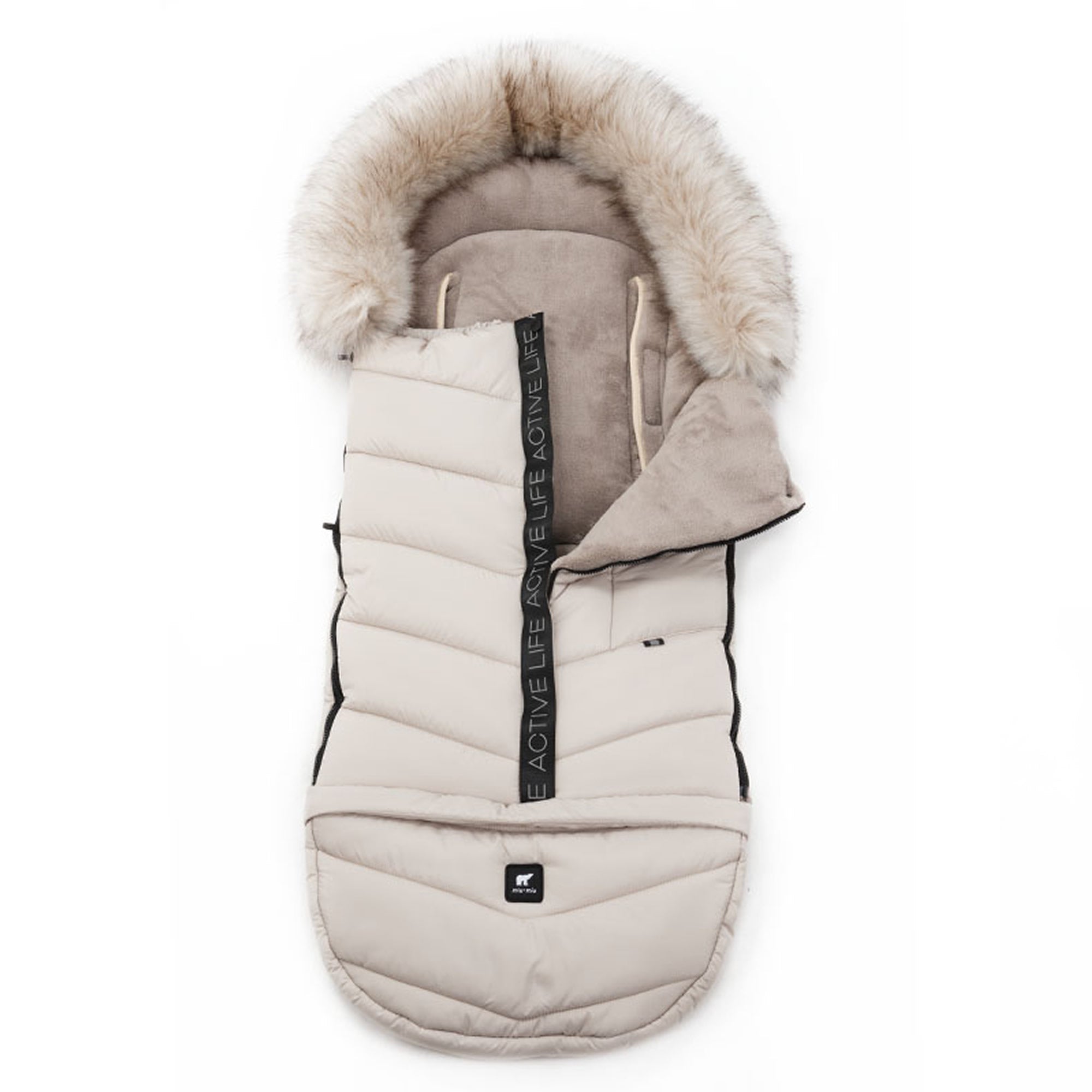 Knirpsenland Winterfußsack EVEREST – Beige (Vanilla / Sand Edition)