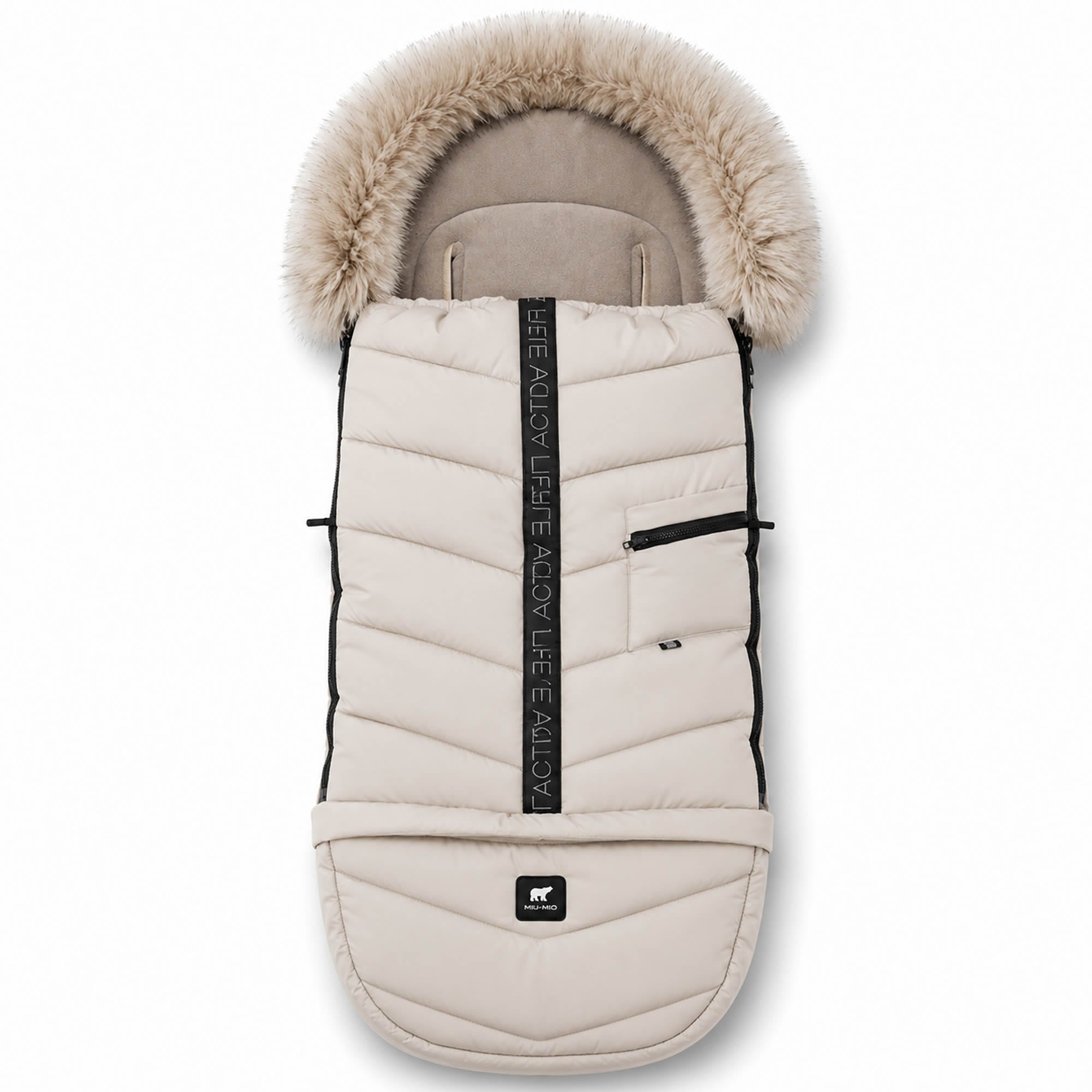 Knirpsenland Winterfußsack EVEREST – Beige (Vanilla / Sand Edition)