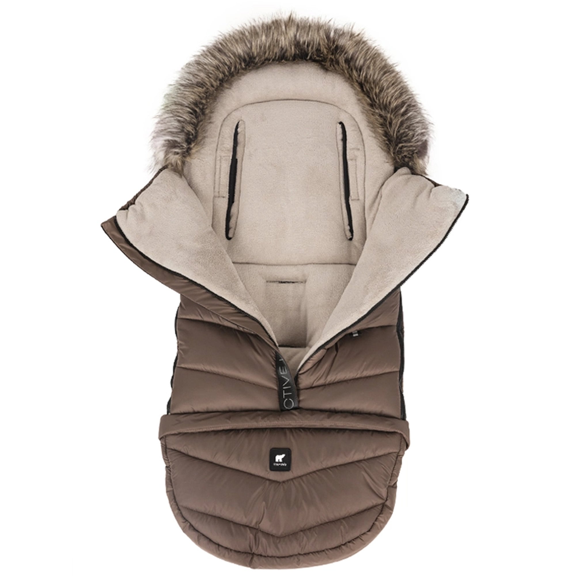 Knirpsenland Winterfußsack EVEREST – Braun (Chocolate Edition)