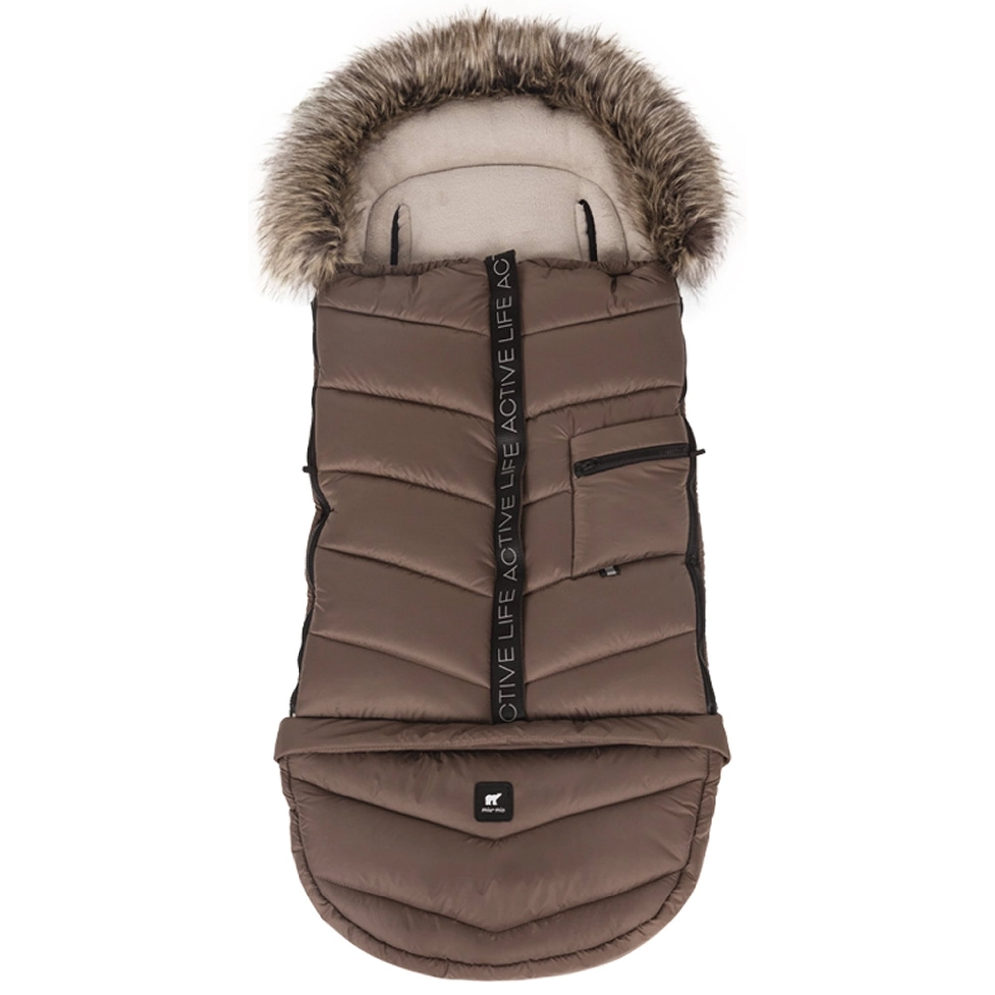 Knirpsenland Winterfußsack EVEREST – Braun (Chocolate Edition)
