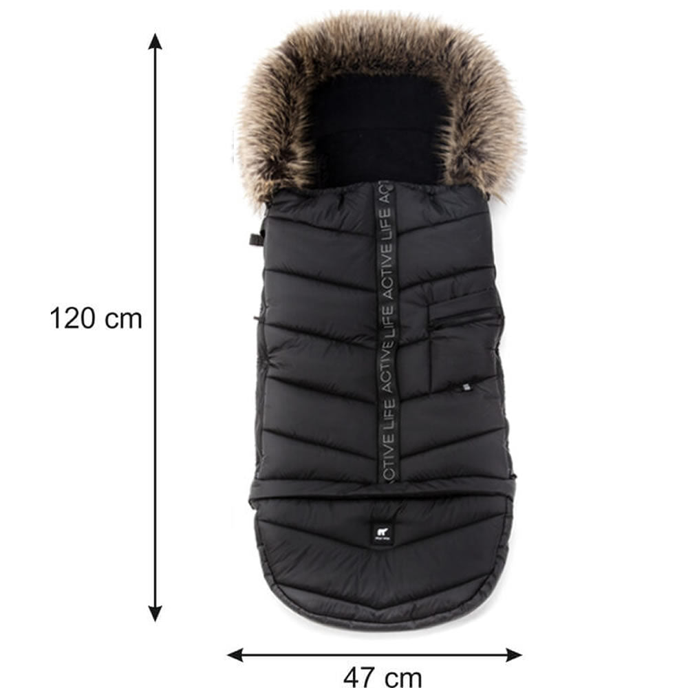 Knirpsenland Winterfußsack EVEREST – Grün (Forest Green Edition)