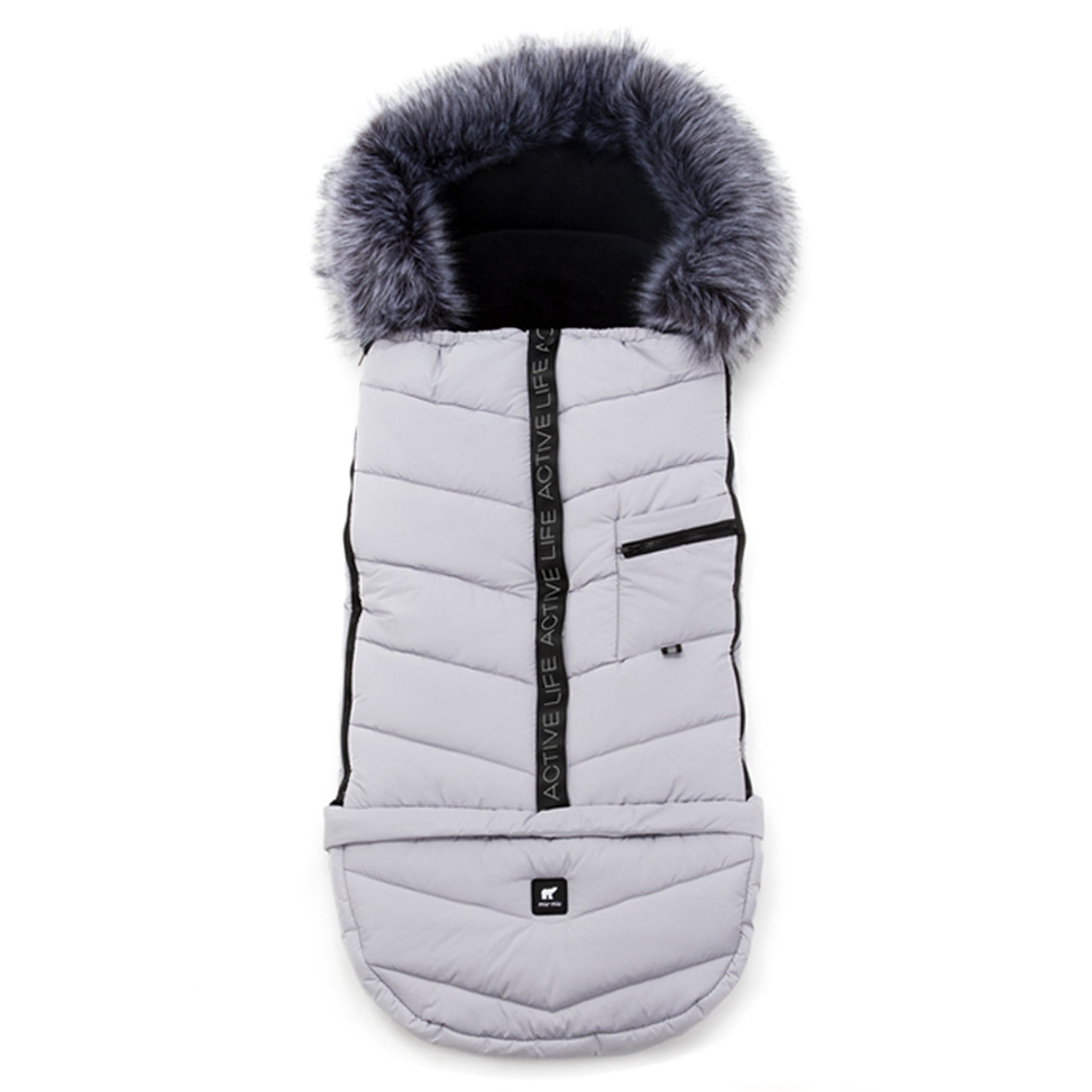 Knirpsenland Winterfußsack EVEREST – Grau (Stone Grey Edition)