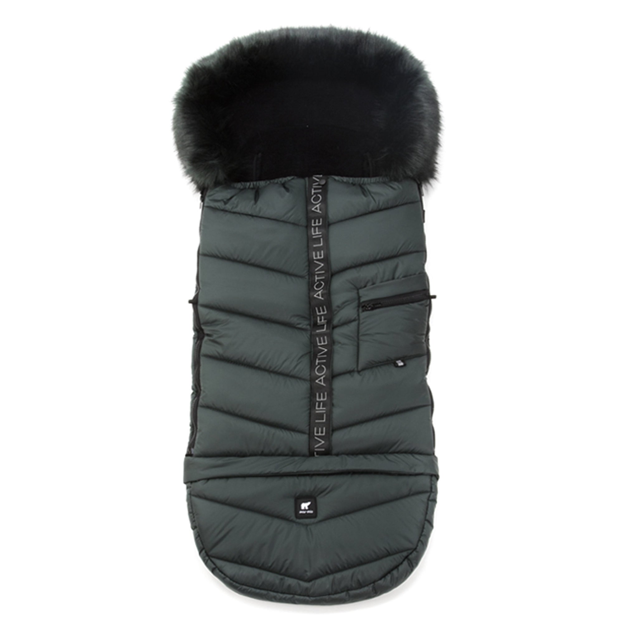 Knirpsenland Winterfußsack EVEREST – Grün (Forest Green Edition)