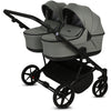 Knirpsenland Marbella Duo Salbeigrün – Zwillings- & Geschwisterkinderwagen