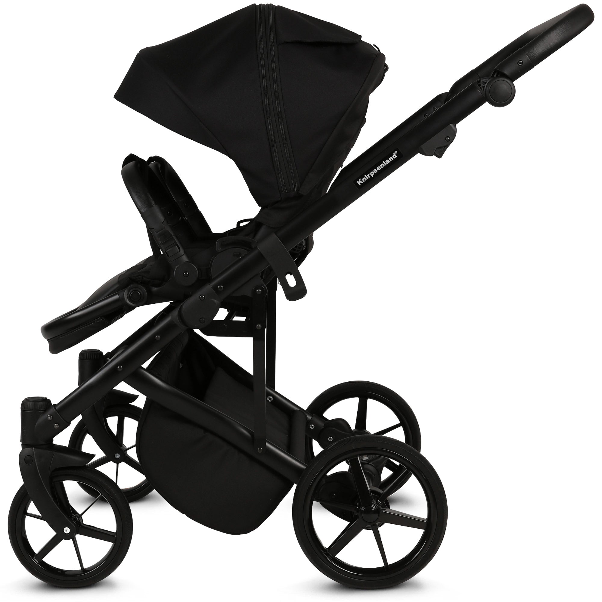 Knirpsenland Marbella Duo Schwarz – Zwillings- & Geschwisterkinderwagen