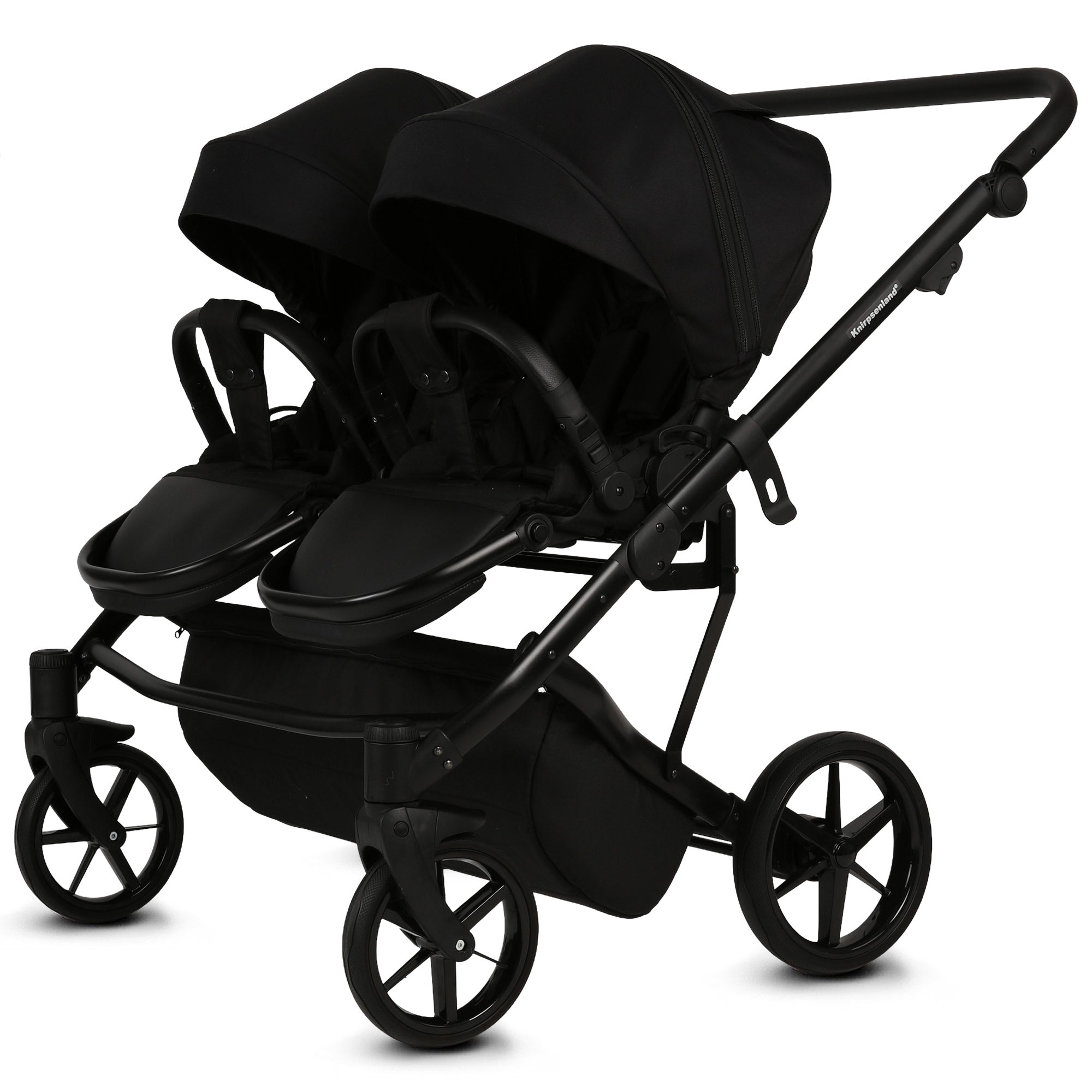 Knirpsenland Marbella Duo Schwarz – Zwillings- & Geschwisterkinderwagen