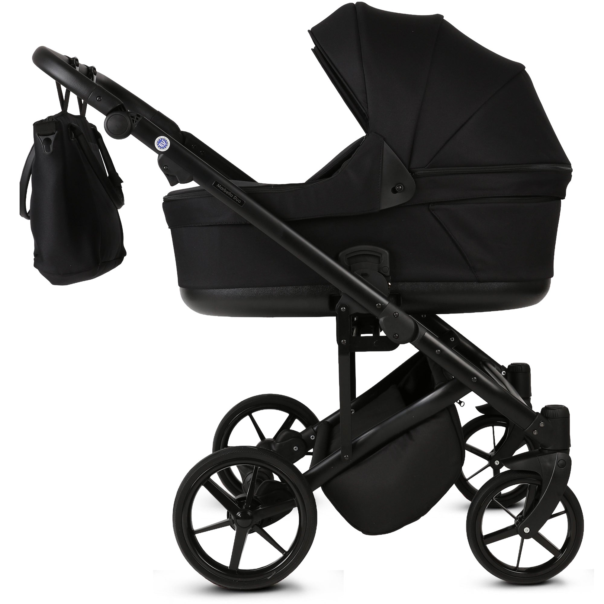 Knirpsenland Marbella Duo Schwarz – Zwillings- & Geschwisterkinderwagen