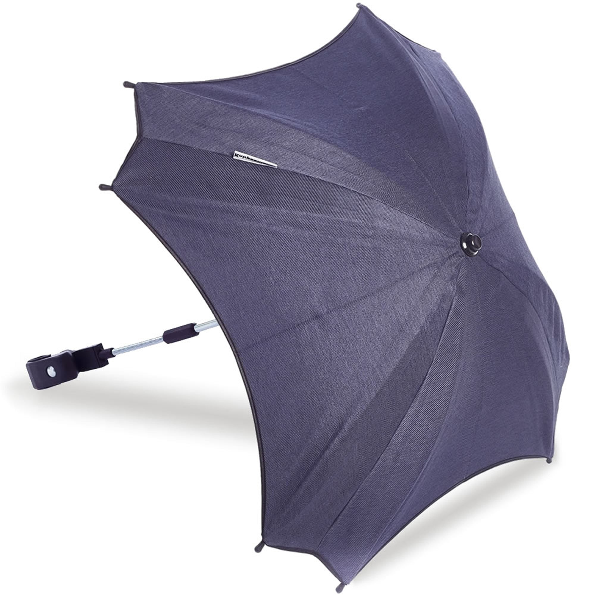 Knirpsenland Sonnenschirm Kinderwagen – Premium UV-Schutz | Dunkelblau Melange