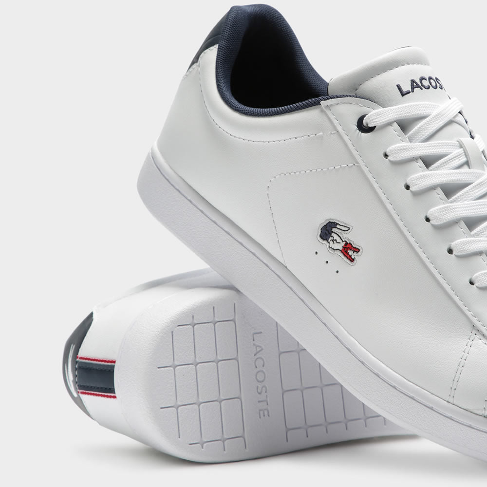 Lacoste Sneaker CARNABY EVO Weiß – Leder Turnschuhe