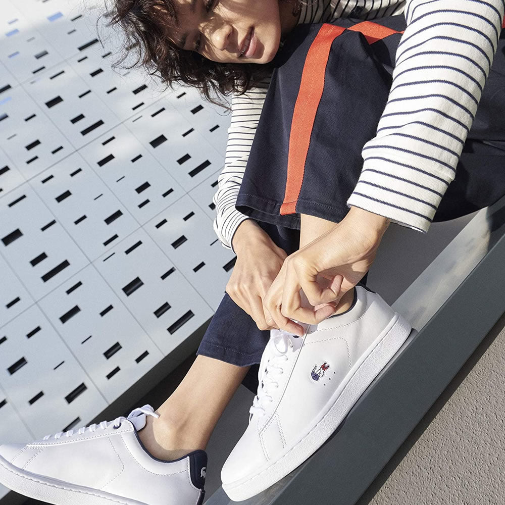 Lacoste Sneaker CARNABY EVO Weiß – Leder Turnschuhe