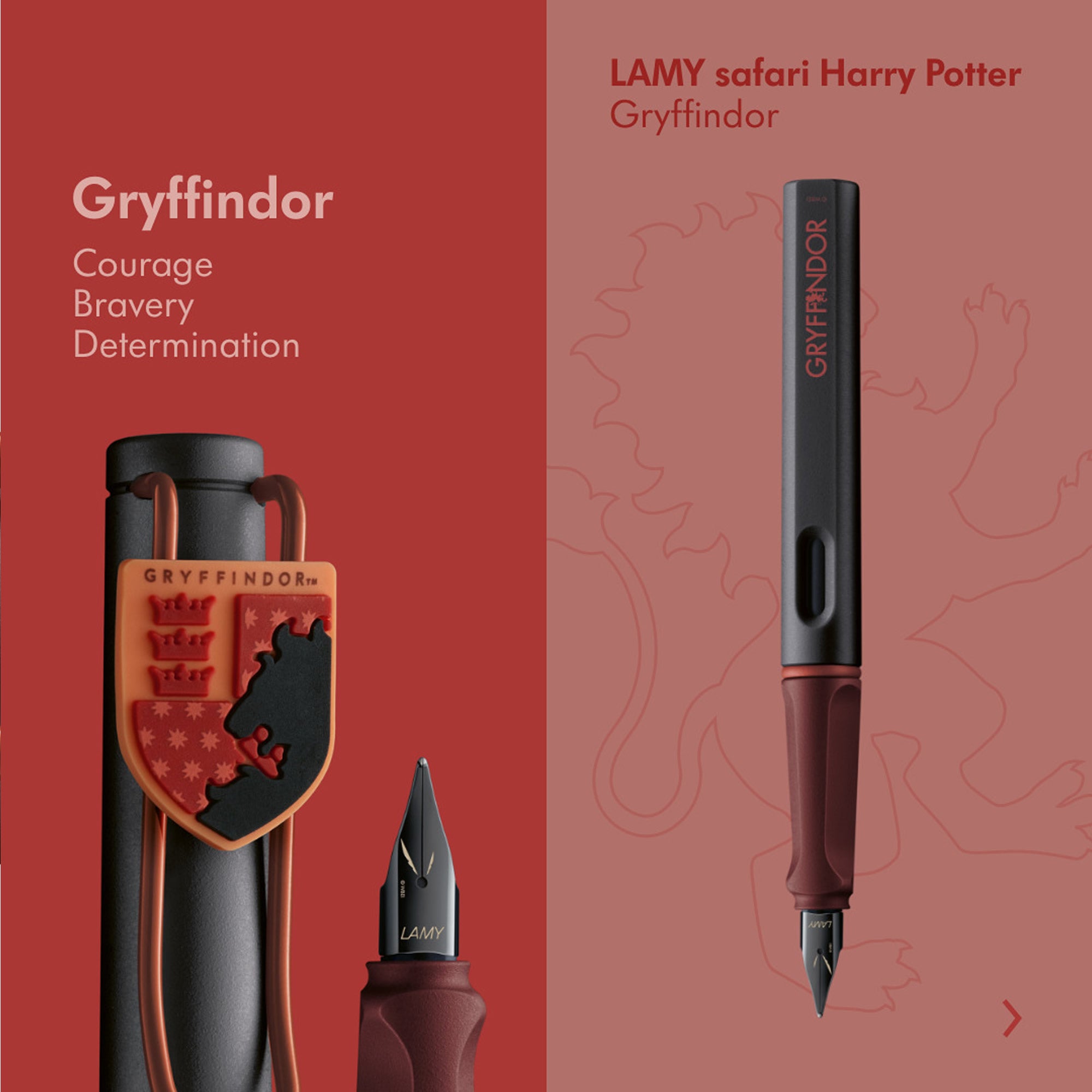 LAMY Safari Harry Potter Füllfederhalter Set – 4 Häuser Edition
