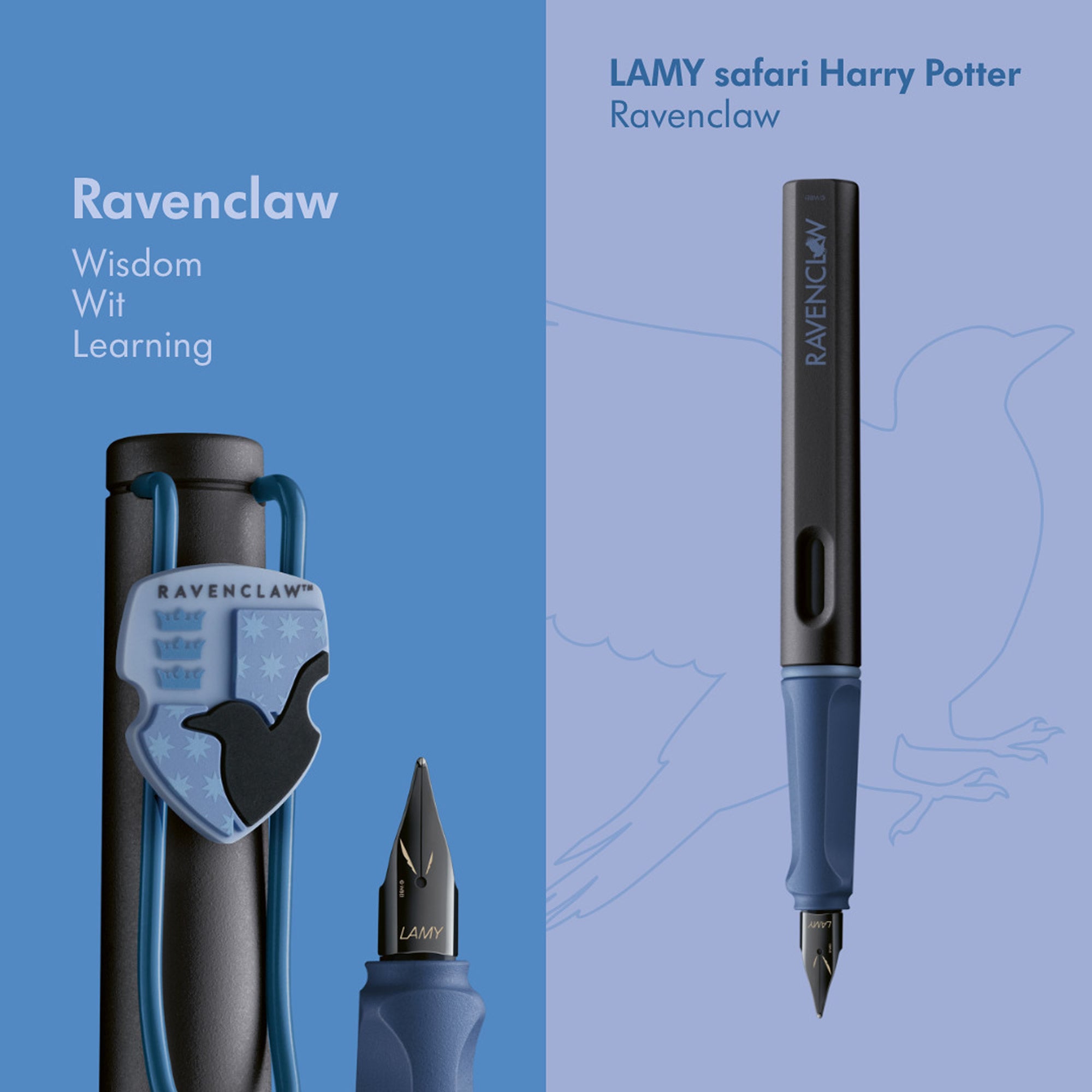LAMY Safari Harry Potter Füllfederhalter Set – 4 Häuser Edition