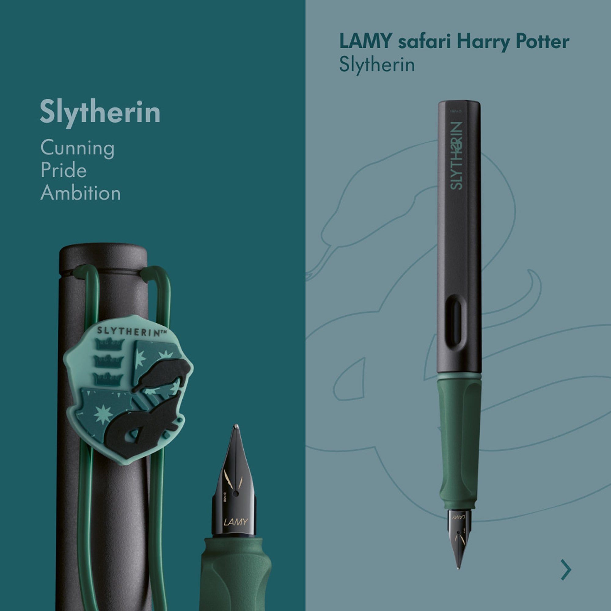 LAMY Safari Harry Potter Füllfederhalter Set – 4 Häuser Edition