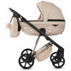 Luxus Kombi-Kinderwagen Milano Cappuccino – Limited Edition mit 3D Lack-Wanne