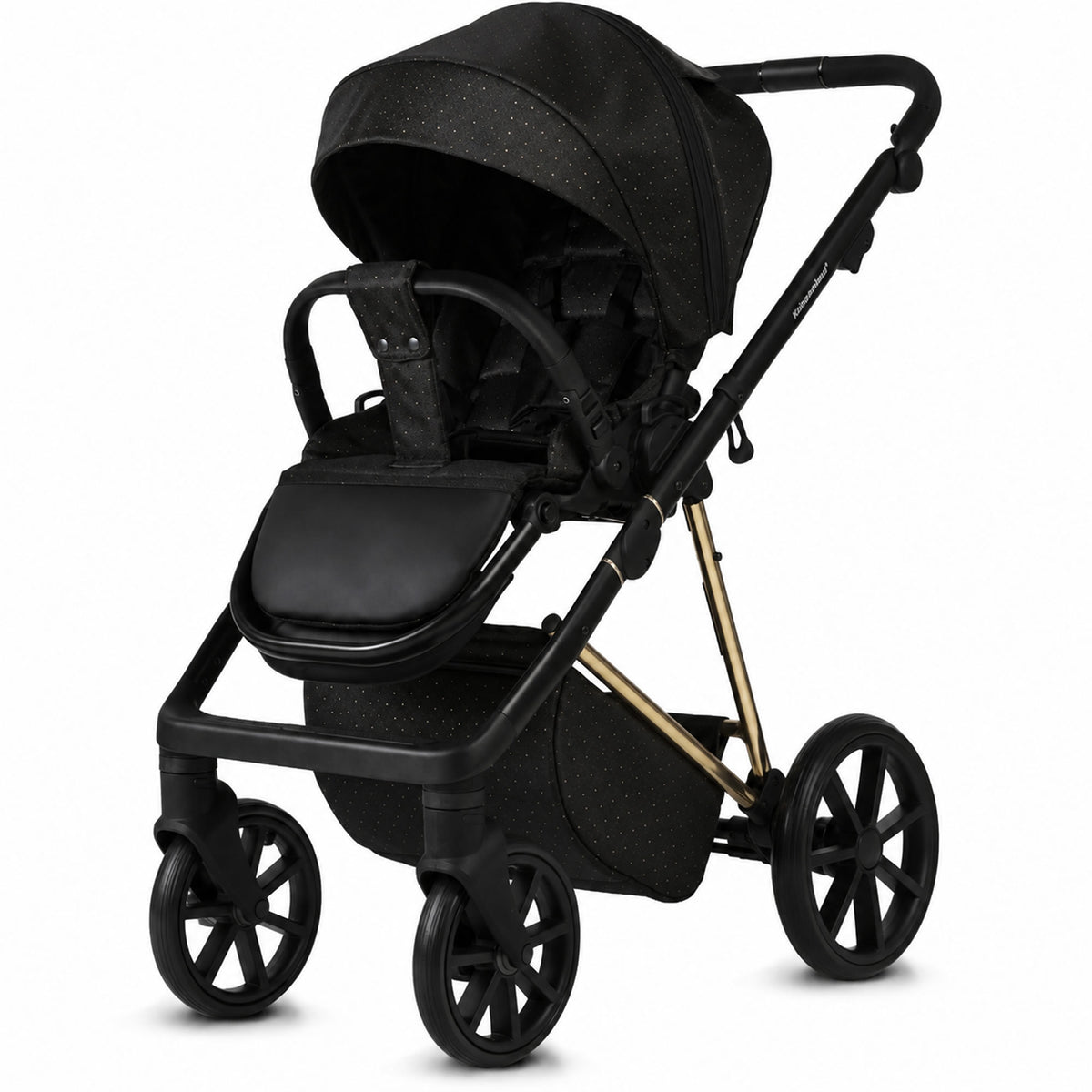 Milano Gold Schwarz Kinderwagen – Limited Edition