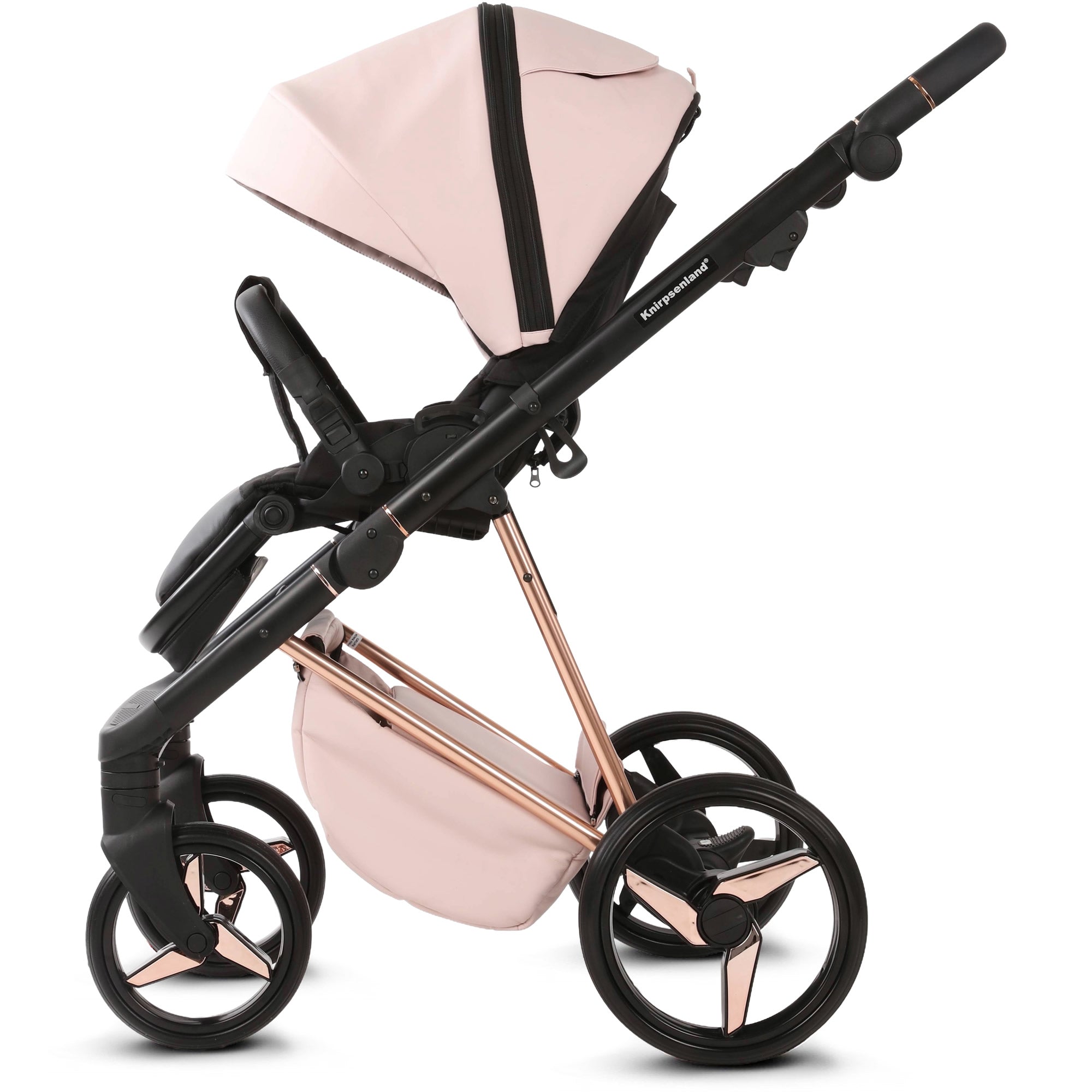 Luxus Kombi-Kinderwagen Milano Rosa – Limited Edition – Süßer Mädchentraum von Knirpsenland