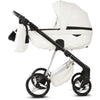 Luxus Kombi-Kinderwagen Milano Weiß – Limited Edition mit 3D Lack-Wanne