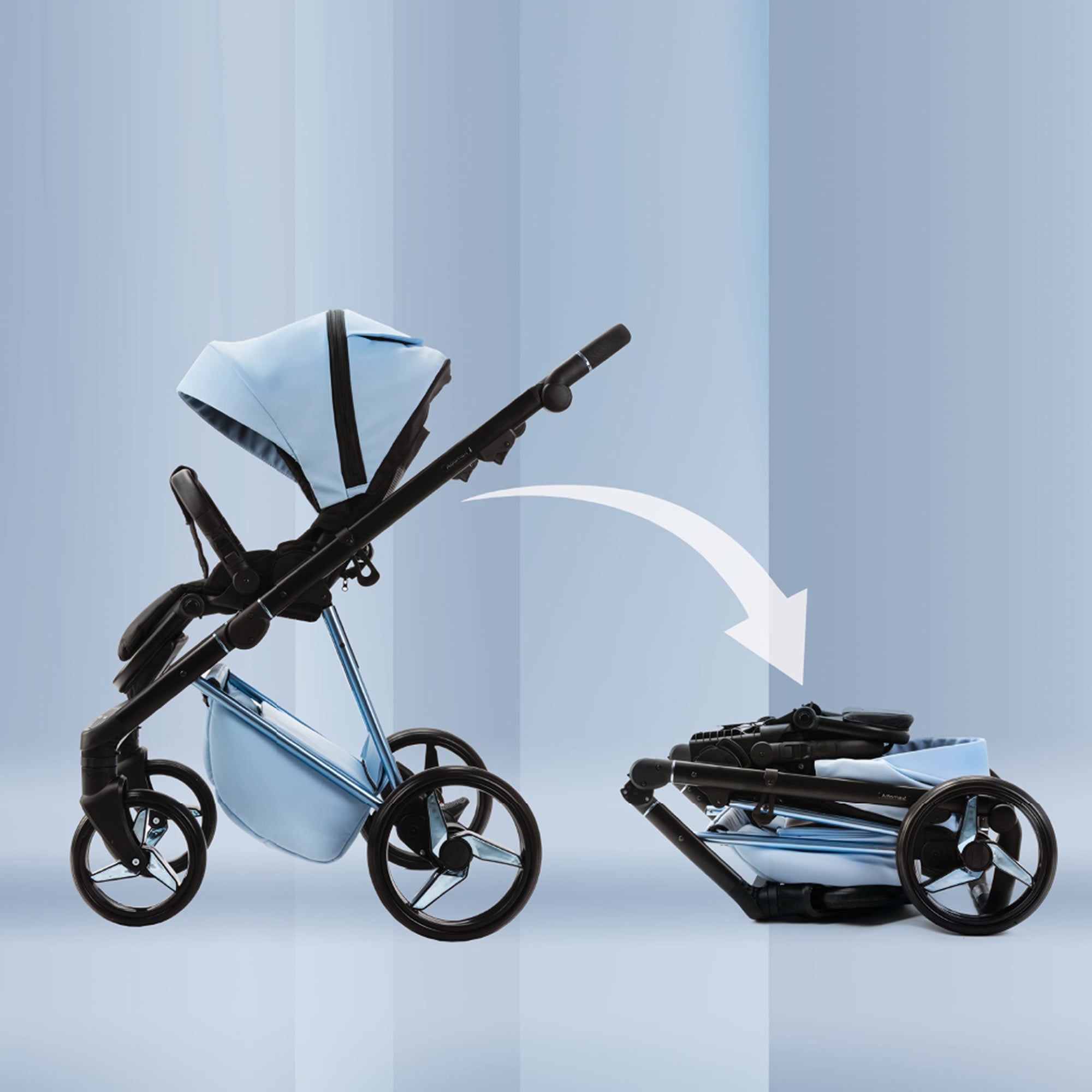 Luxus Kombi-Kinderwagen Milano von Knirpsenland – Komfort und Eleganz in Perfektion