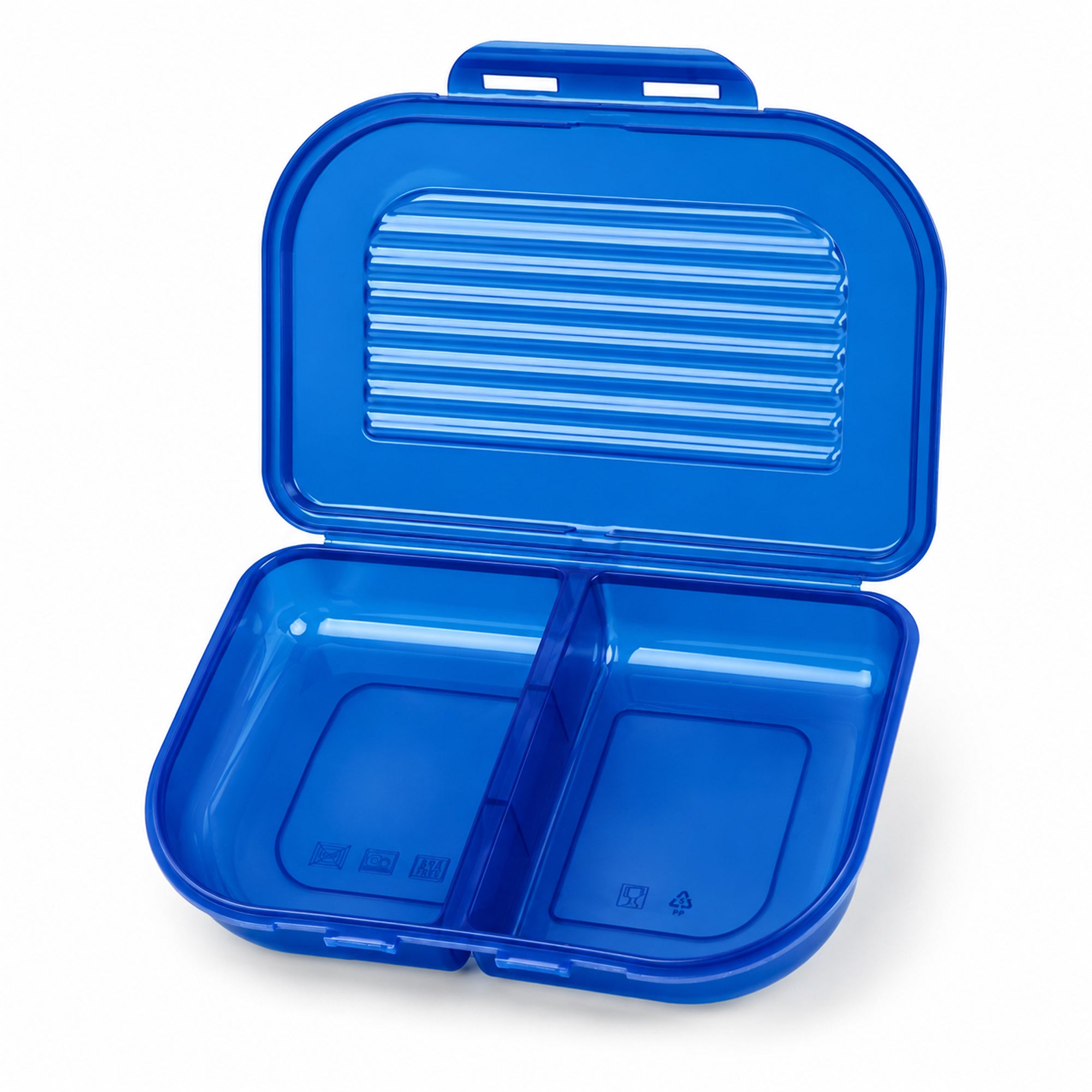 McNeill Lunch Set Blau – Brotdose mit Trennwand & Trinkflasche 400 ml