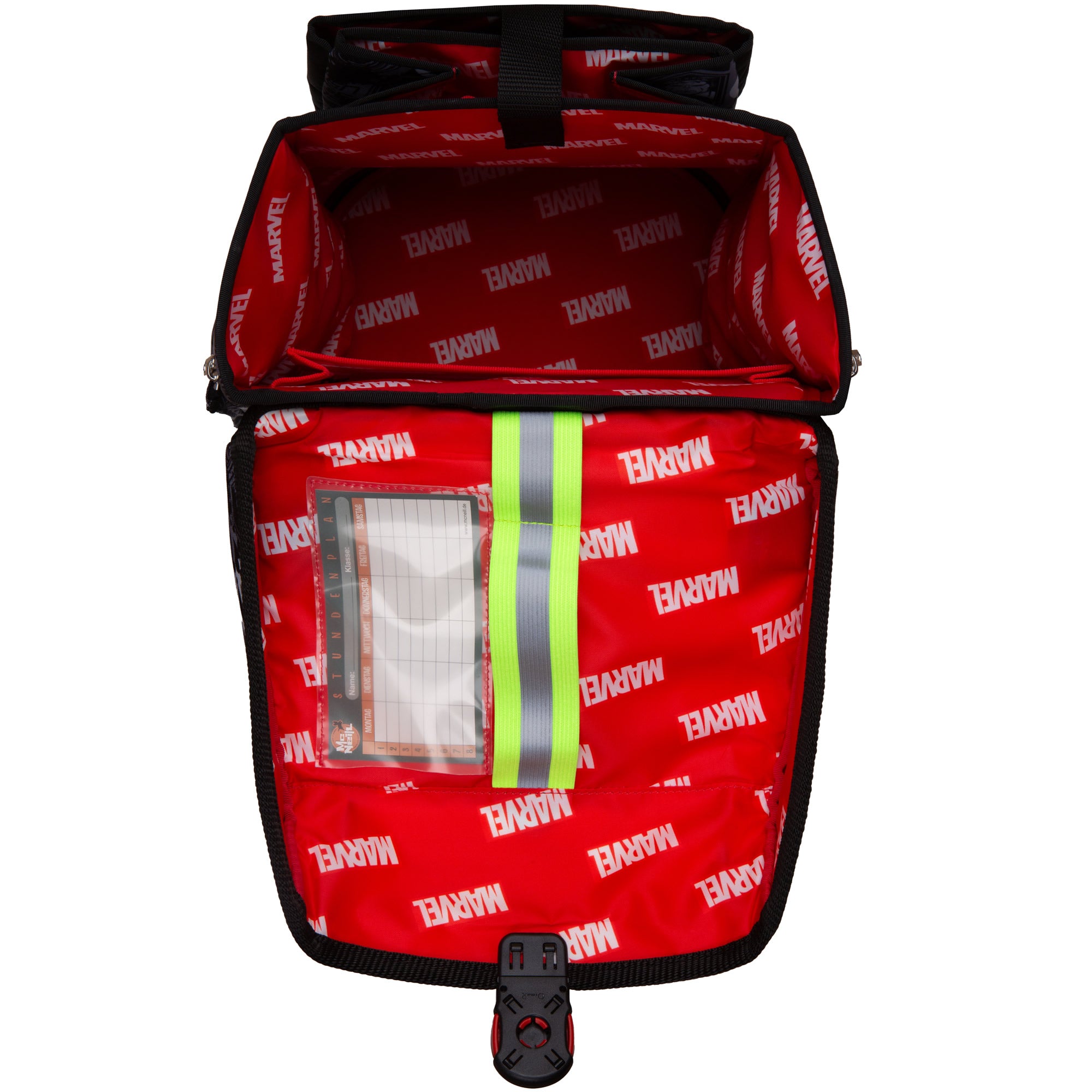 McNeill Schulranzen Perfecto Avengers 5tlg. Set – Ergonomischer Marvel ClickFlex System