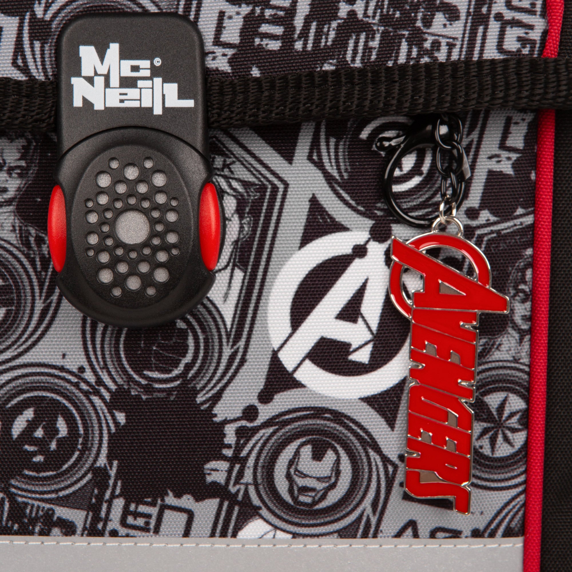 McNeill Schulranzen Perfecto Avengers 5tlg. Set – Ergonomischer Marvel ClickFlex System