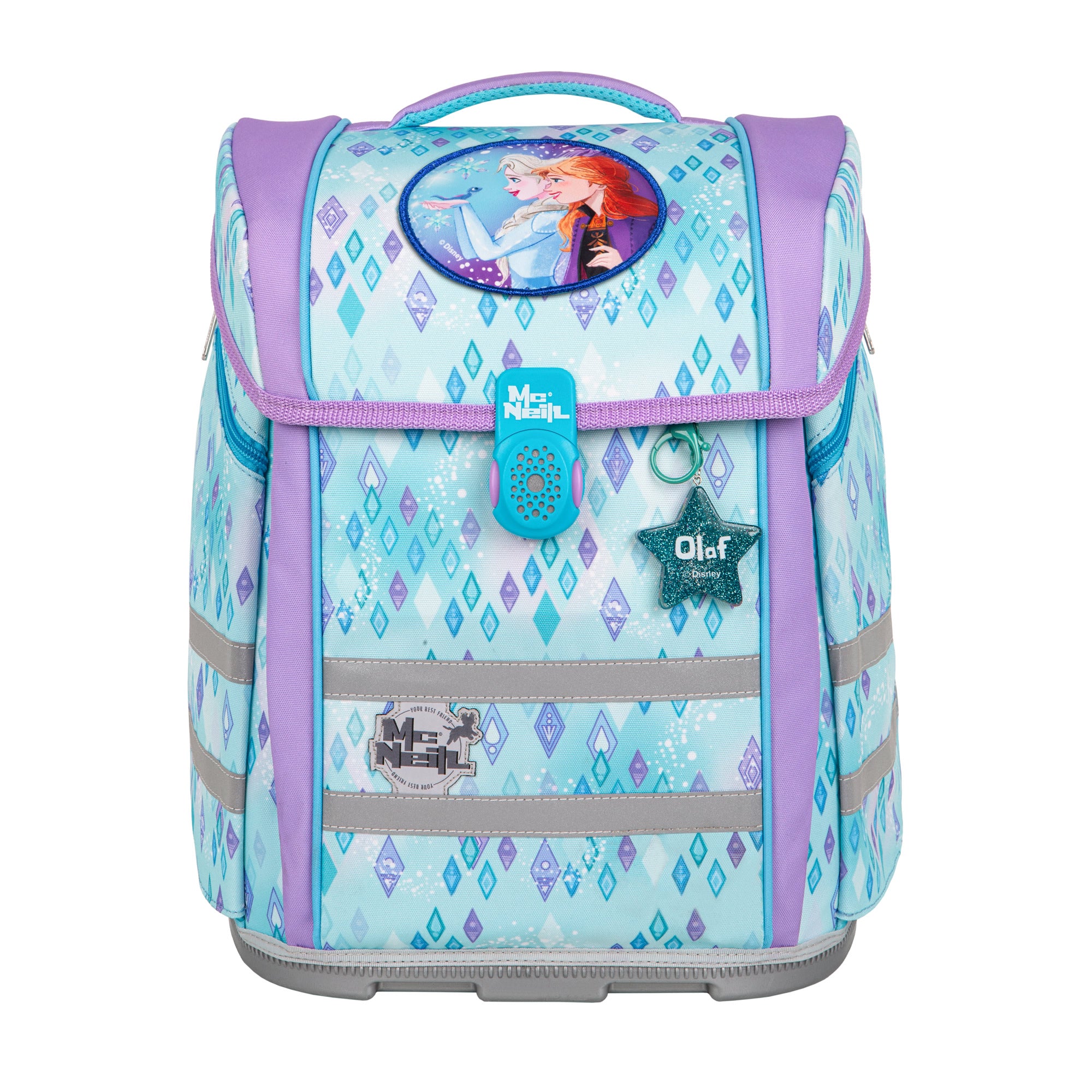 McNeill Schulranzen Perfecto Frozen 5tlg. Set – Ergonomischer Disney mit ClickFlex System