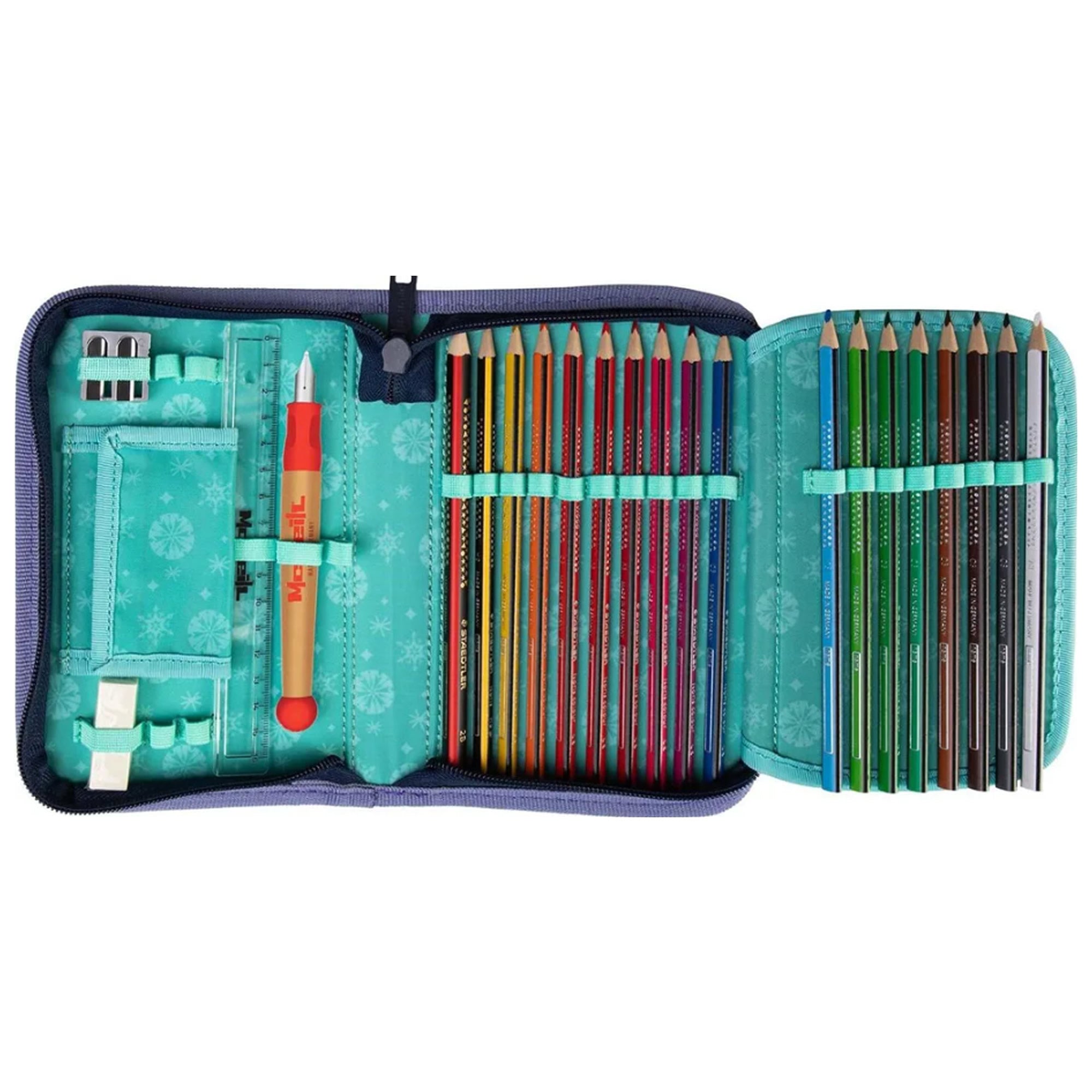 McNeill Schulranzen Perfecto Frozen 5tlg. Set – Ergonomischer Disney mit ClickFlex System