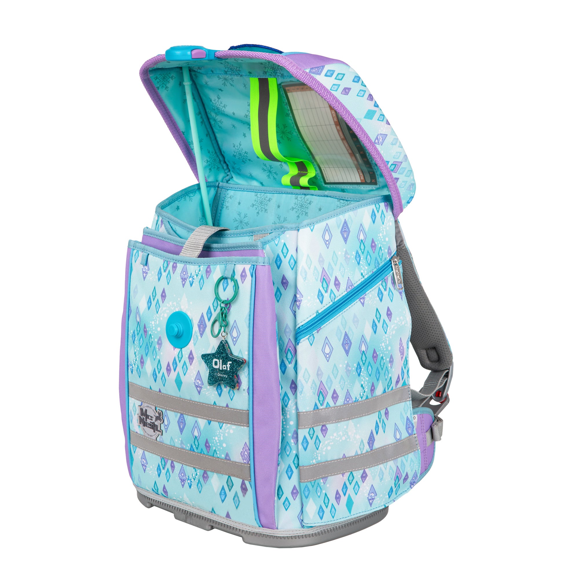 McNeill Schulranzen Perfecto Frozen 5tlg. Set – Ergonomischer Disney mit ClickFlex System