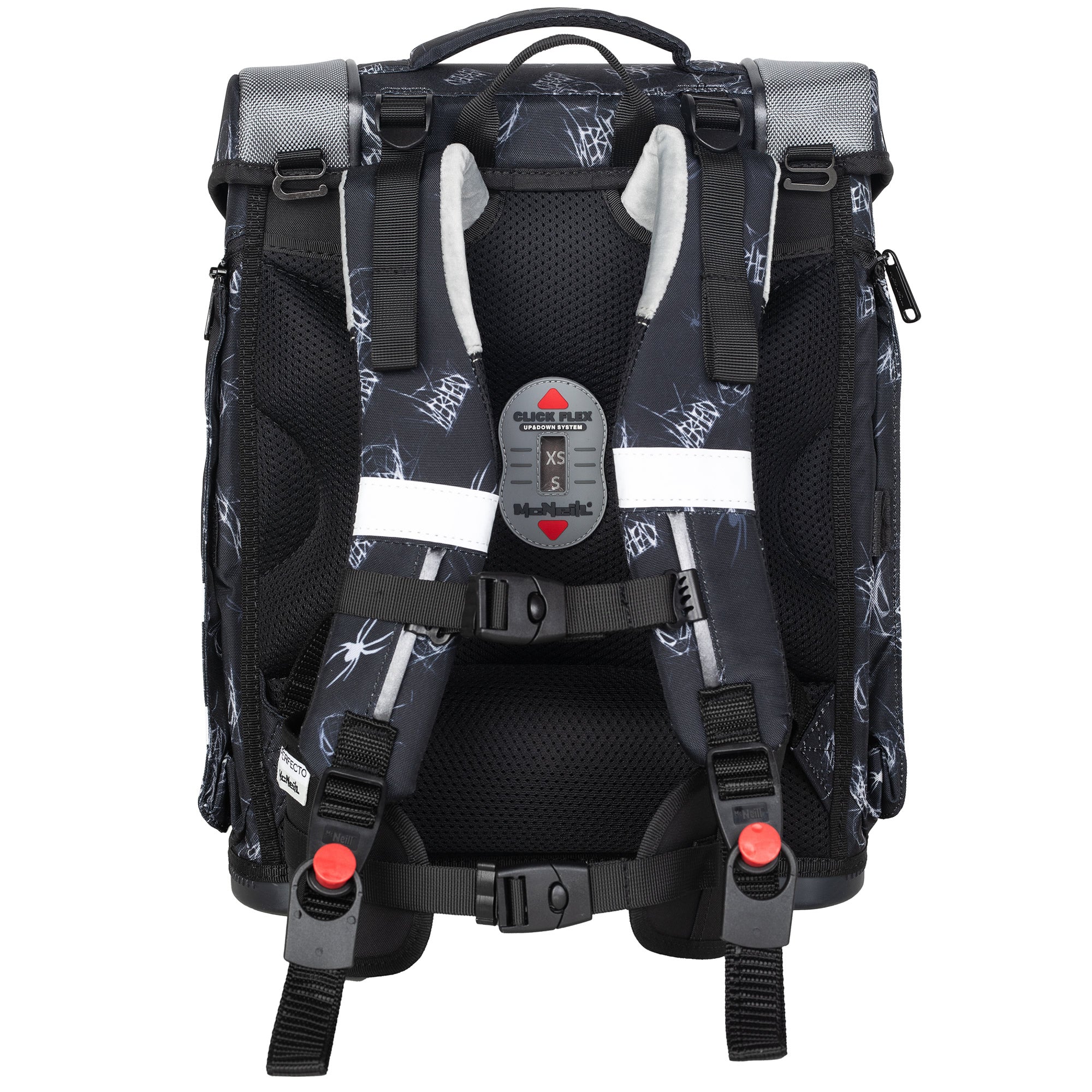McNeill Schulranzen Perfecto Spider Man II 5tlg. Set – Ergonomischer Marvel ClickFlex System