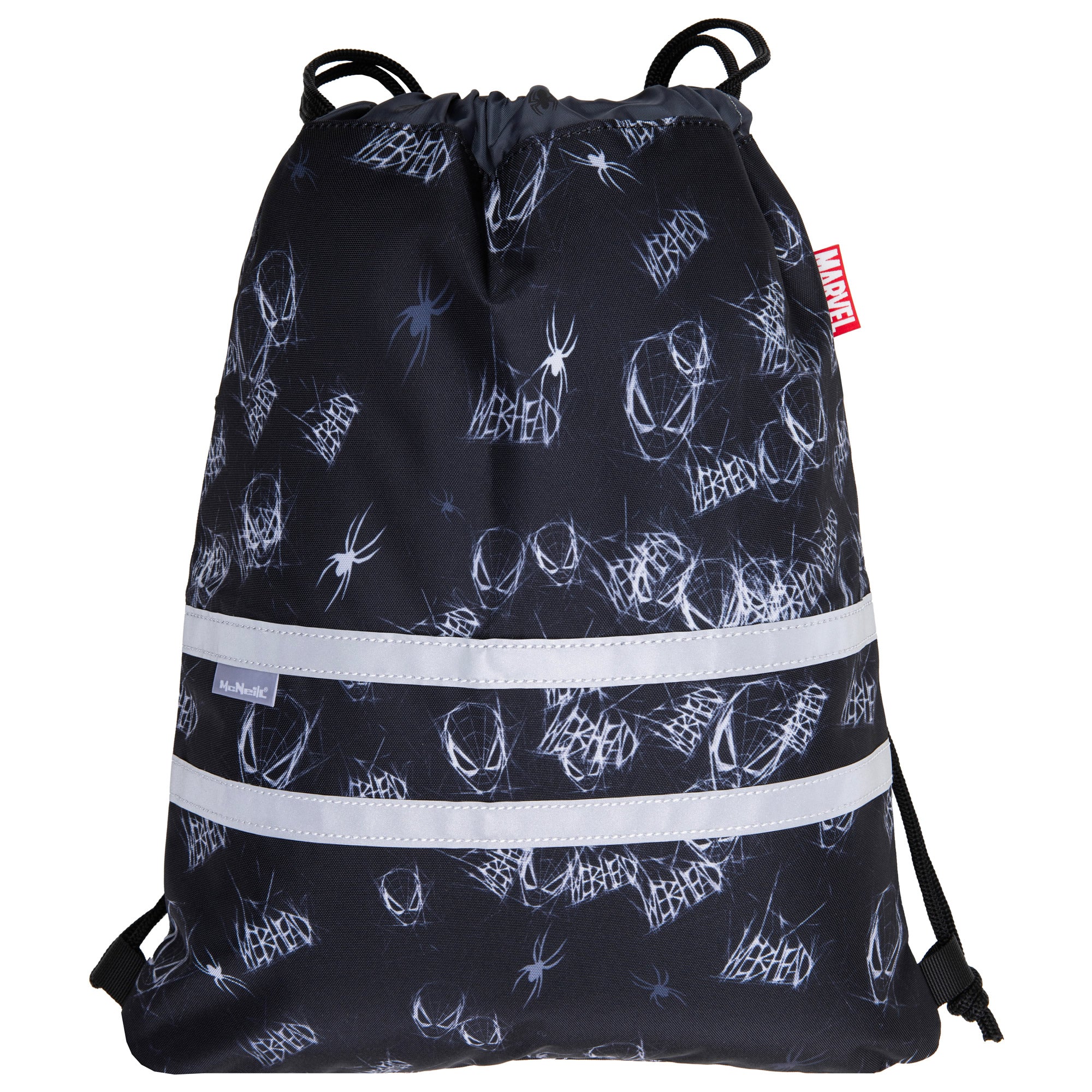 McNeill Schulranzen Perfecto Spider Man II 5tlg. Set – Ergonomischer Marvel ClickFlex System