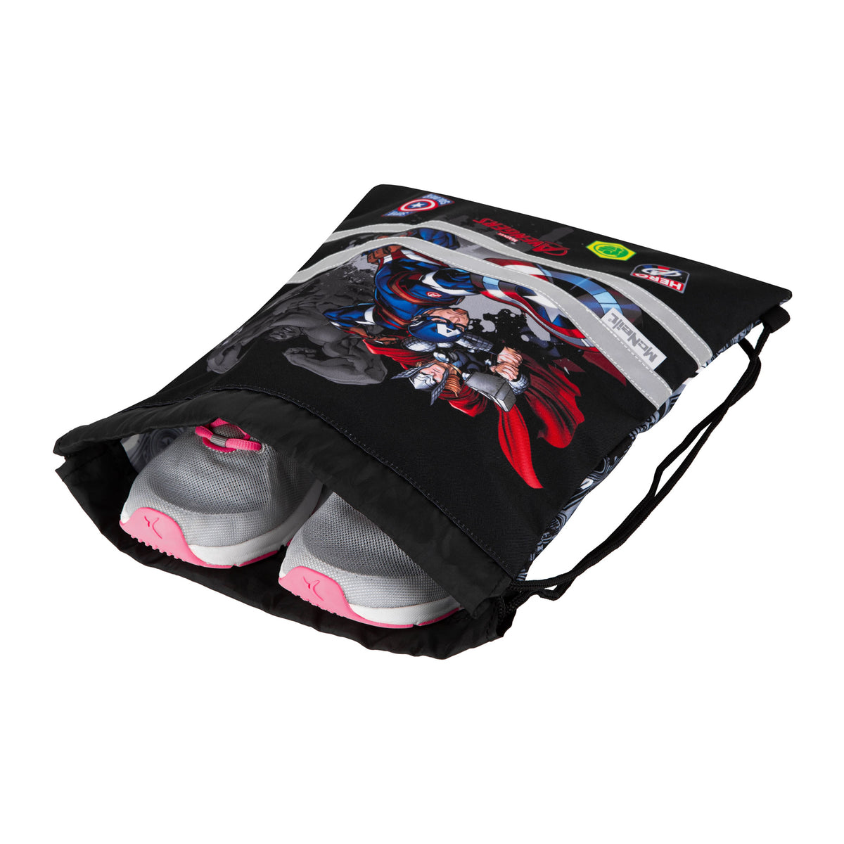 McNeill Teneris Avengers Schulranzen 4tlg. Set – Marvel Air-Flow