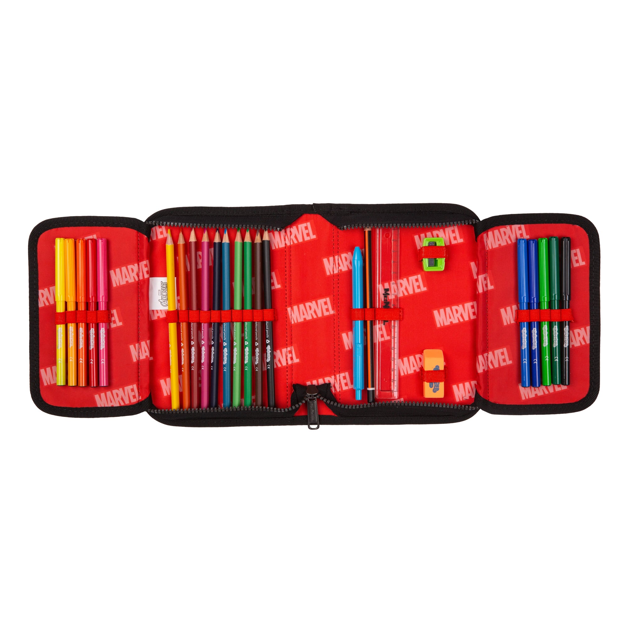 McNeill Teneris Avengers Schulranzen 4tlg. Set – Marvel Air-Flow