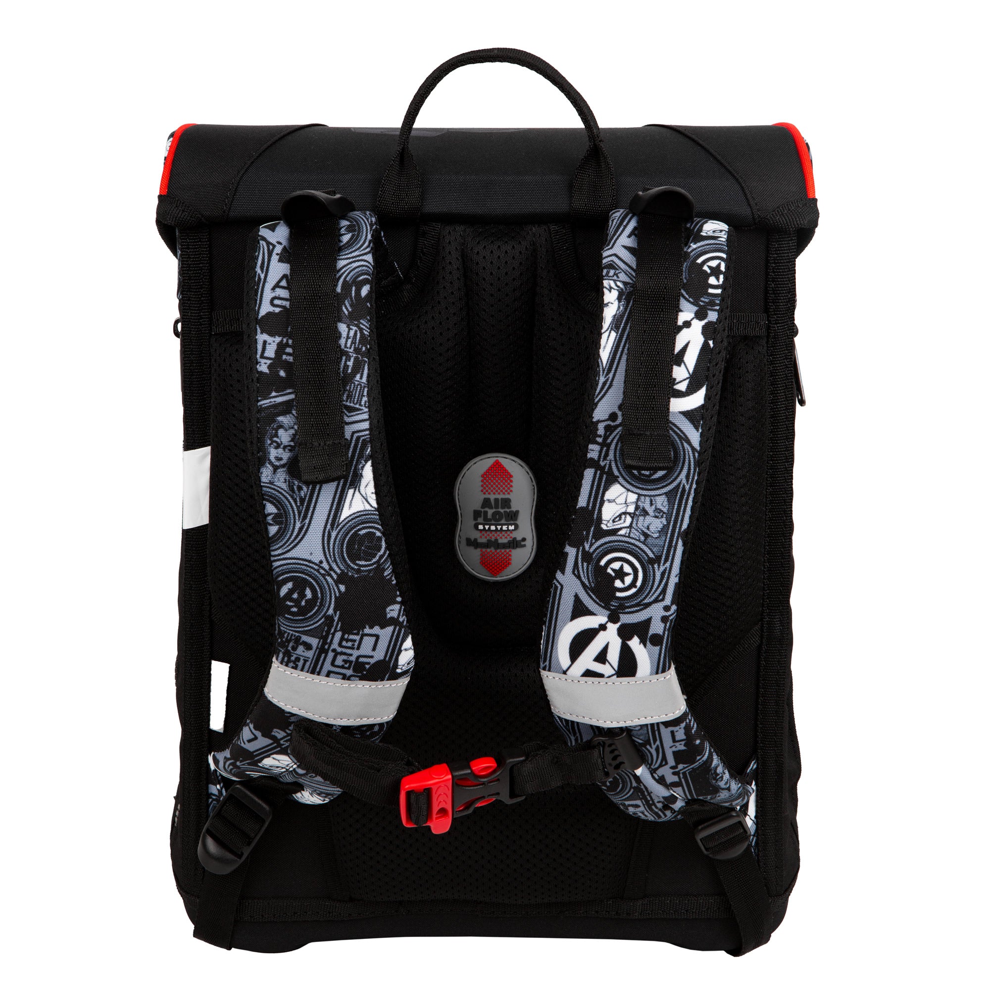 McNeill Teneris Avengers Schulranzen 4tlg. Set – Marvel Air-Flow