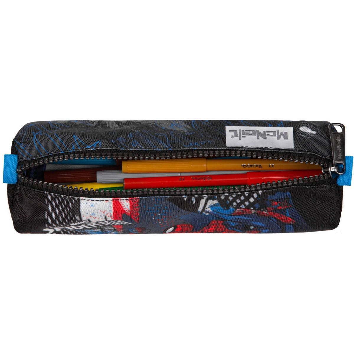 McNeill Teneris Spider Man Schulranzen 4tlg. Set – Air-Flow Rückensystem