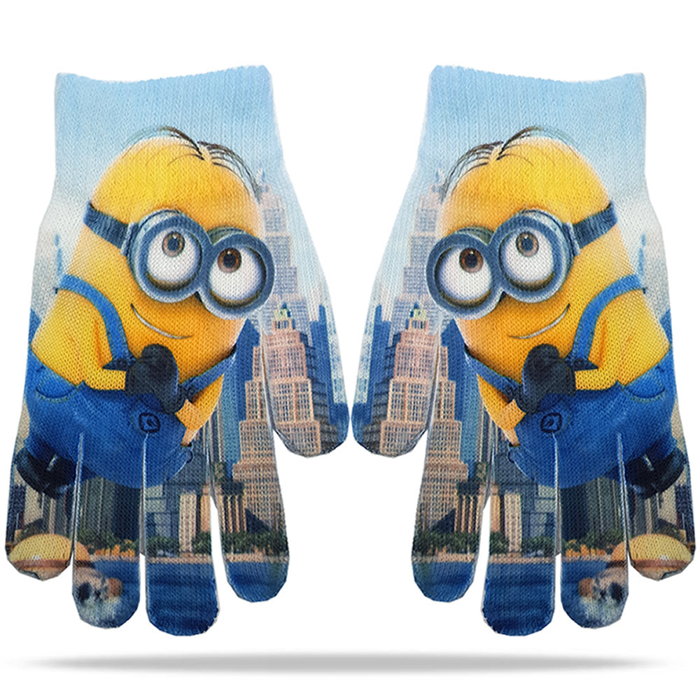 Minions Handschuhe Strickhandschuhe Kinder Fingerhandschuhe