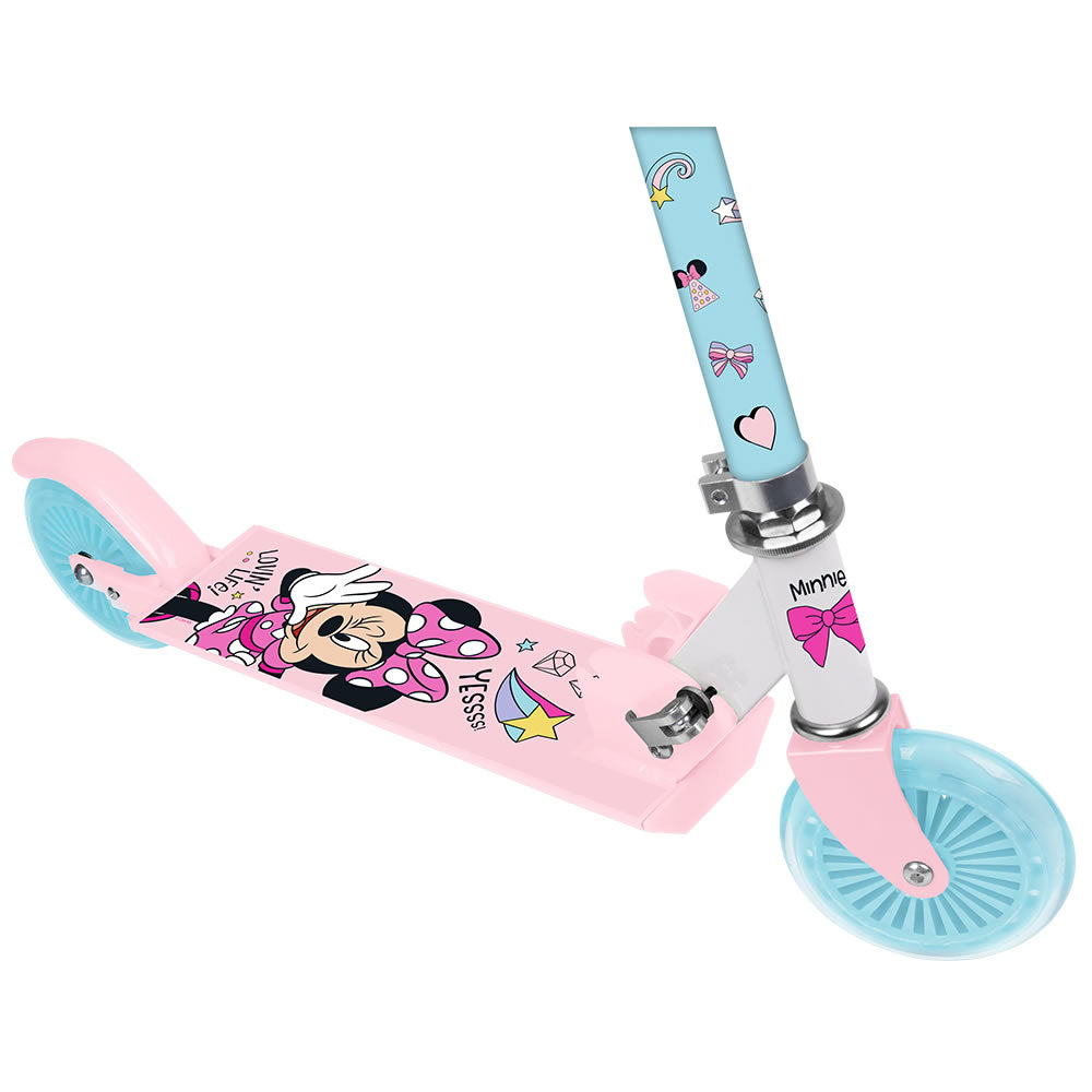 Minnie Maus Roller Scooter Kinderroller mit Bremse Klappbar 120mm
