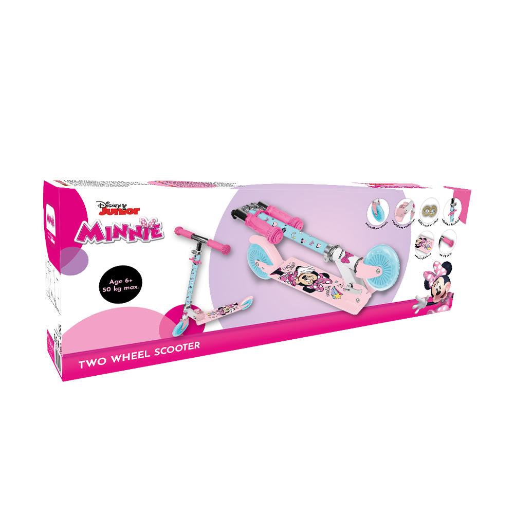 Minnie Maus Roller Scooter Kinderroller mit Bremse Klappbar 120mm